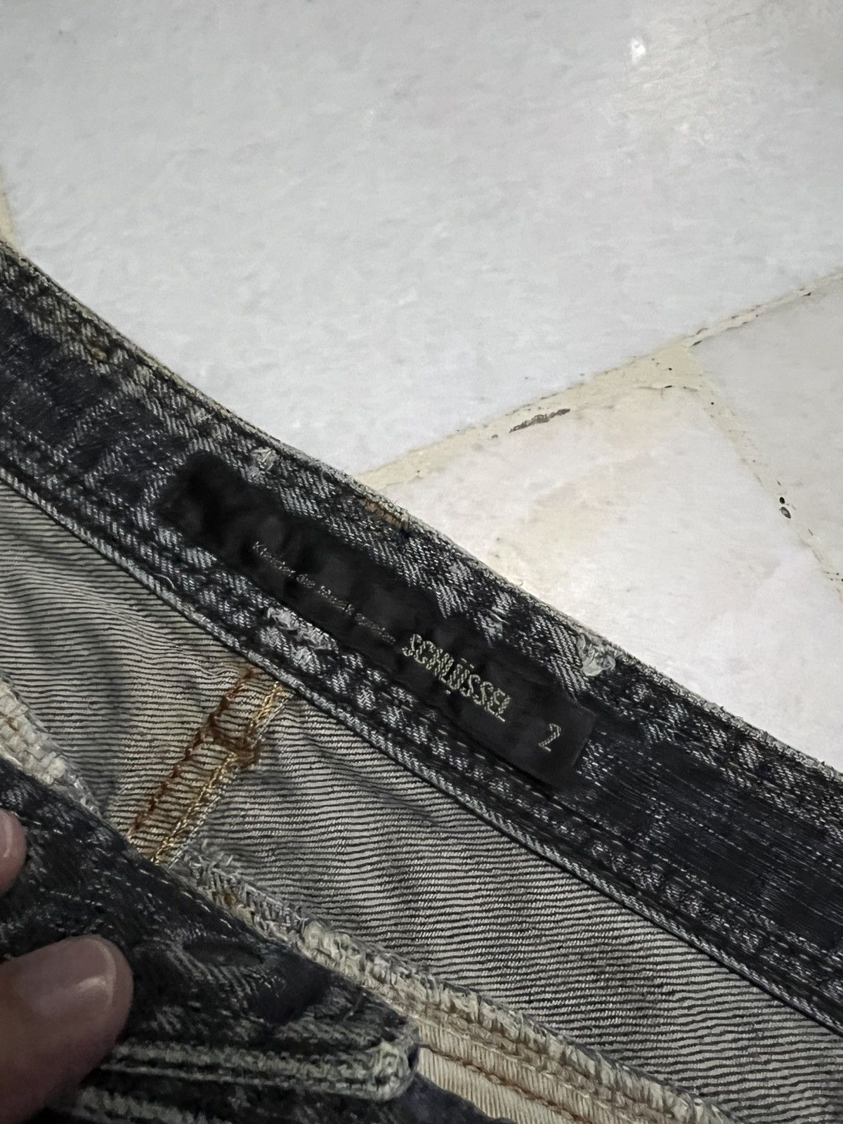 Japanese Brand × Schlussel SCHLUSSEL MULTIPOCKET RIPPED JEAN Size US 30 / EU 46 - 14 Thumbnail