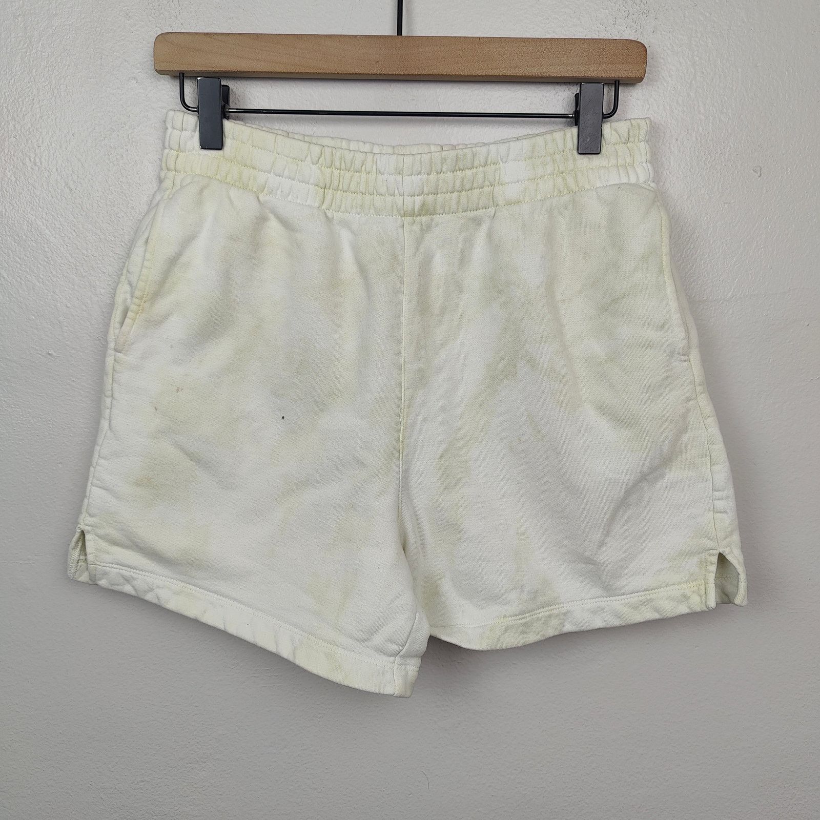 Reformation Reformation Brooks Tie Dye Sweat Shorts Womens Small Yellow Size 28" / US 6 / IT 42 - 1 Thumbnail