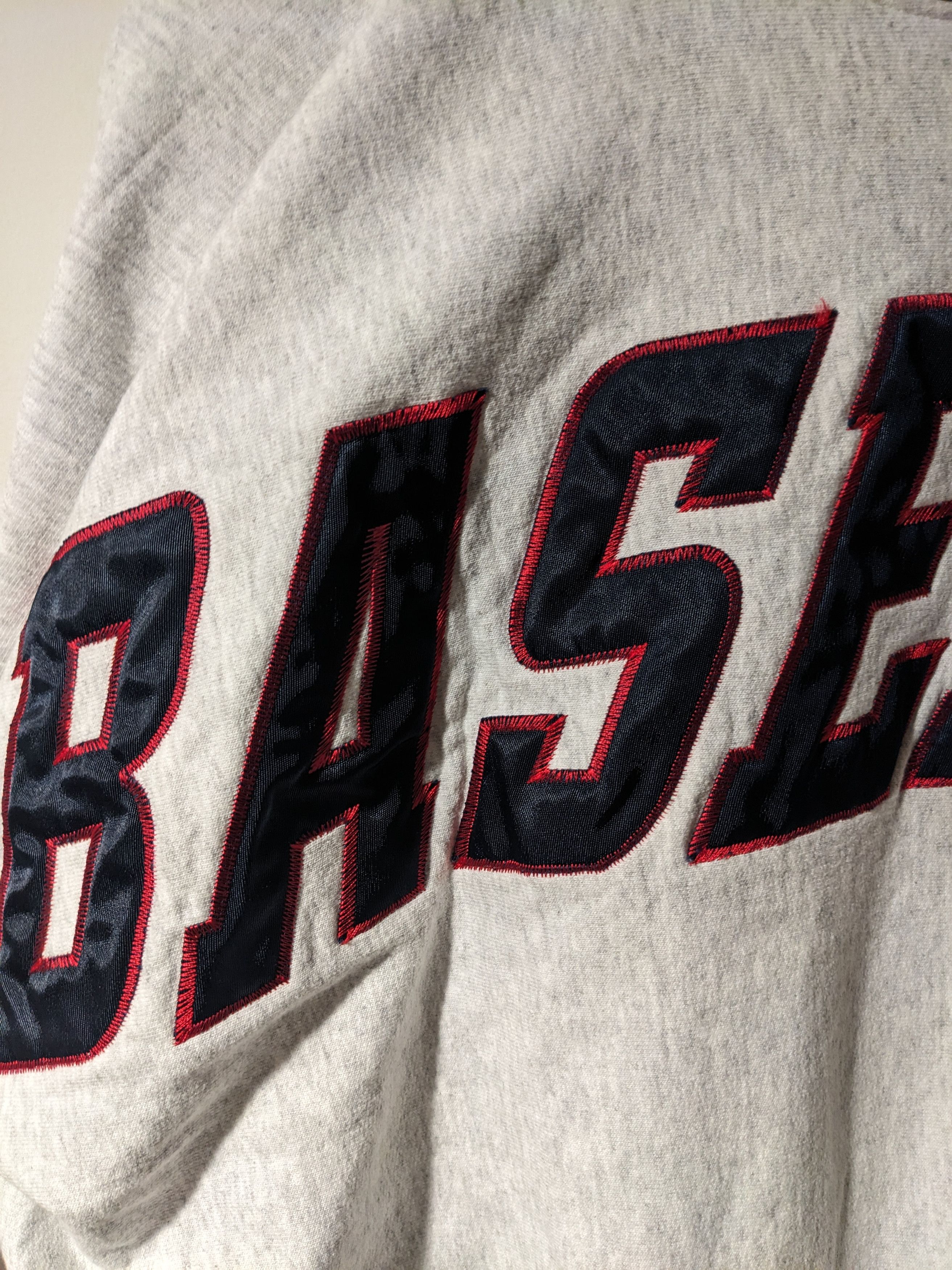 Vintage Vintage 90s Baseball Big Spell Out Logo Sports Sweatshirt Size US XXL / EU 58 / 5 - 2 Thumbnail