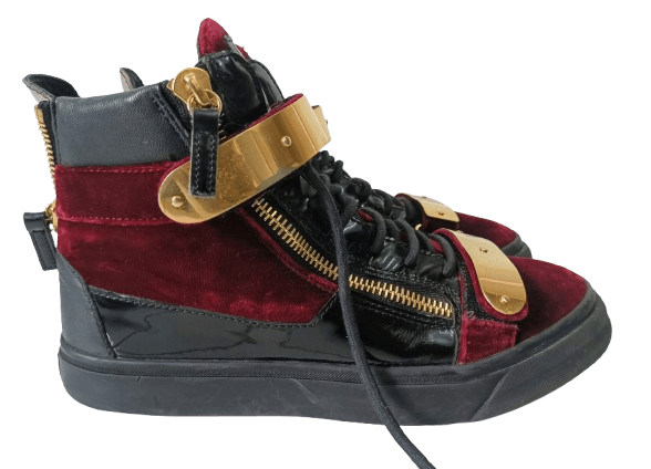 Other Giuseppe Zanotti Navy Blue/Black Coby High Tops[Authentic] Size US 7 / EU 40 - 5 Thumbnail