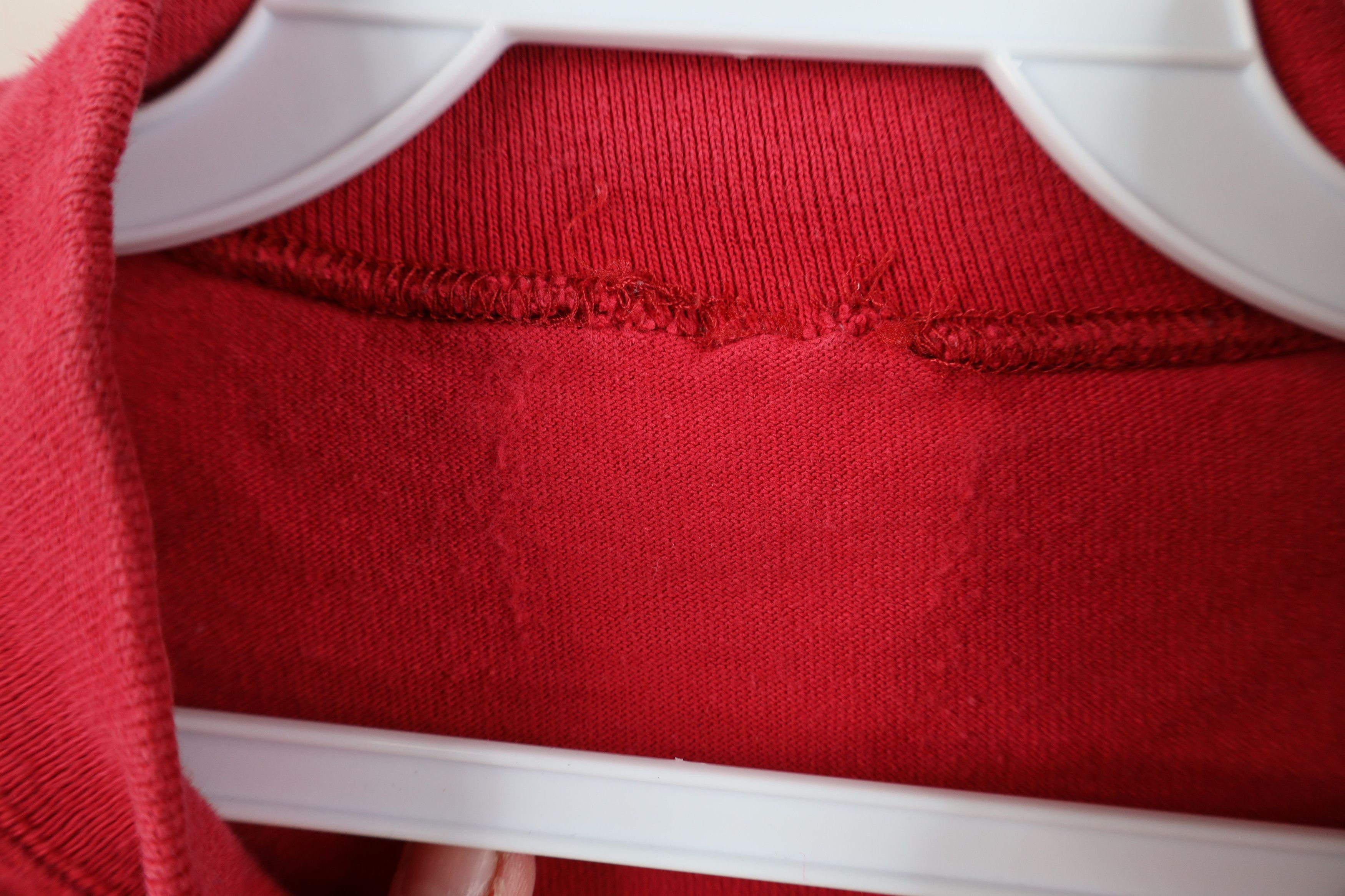 Reebok Vintage 90s Reebok Spell Mock Neck Long Sleeve T-Shirt Red Size US S / EU 44-46 / 1 - 5 Thumbnail