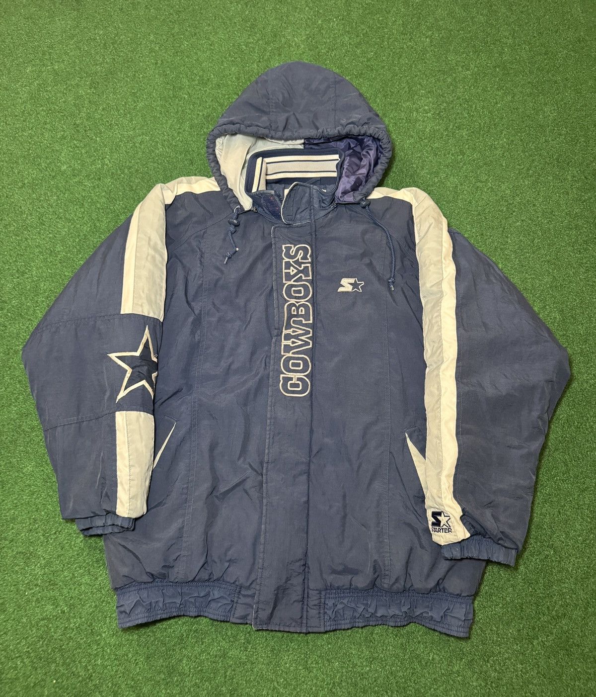 Starter Vintage 90s Dallas Cowbots Starter America’s Team Jacket Size US XL / EU 56 / 4 - 1 Thumbnail