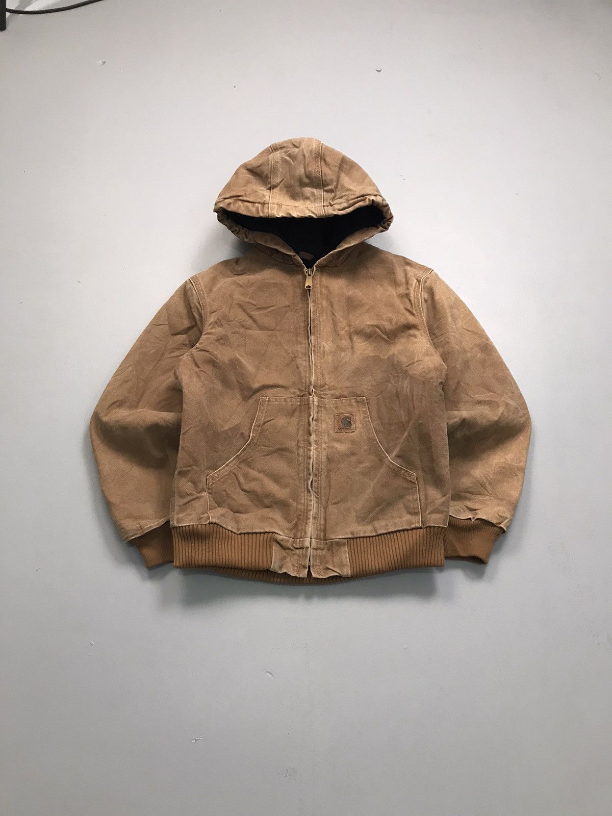 Carhartt Vintage Carhartt yyj130 BRN blanket line active jacket Size US XXS / EU 40 - 1 Thumbnail