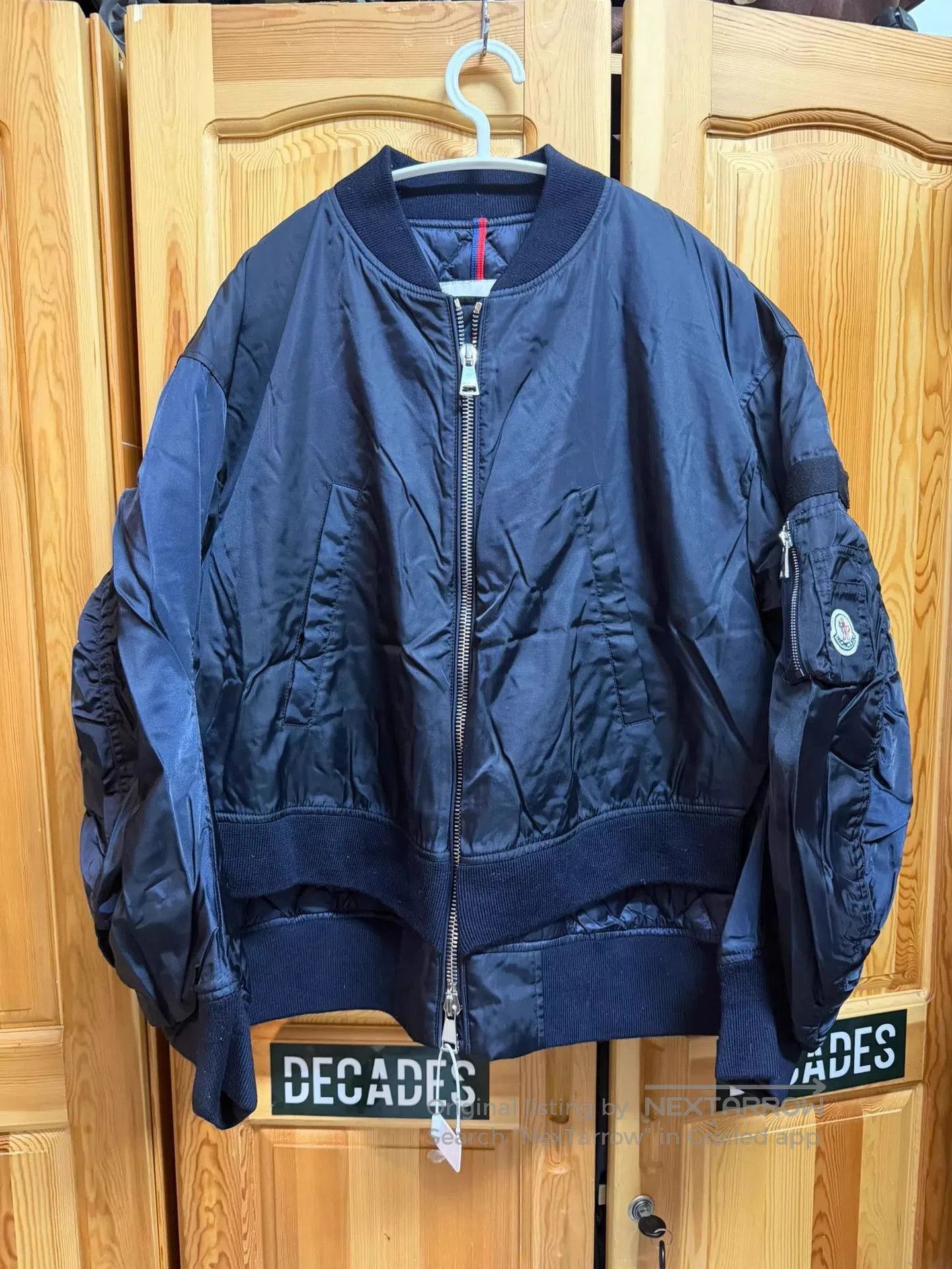 Moncler Black Bomber Jacket Size M. Size US M / EU 48-50 / 2 - 1 Thumbnail