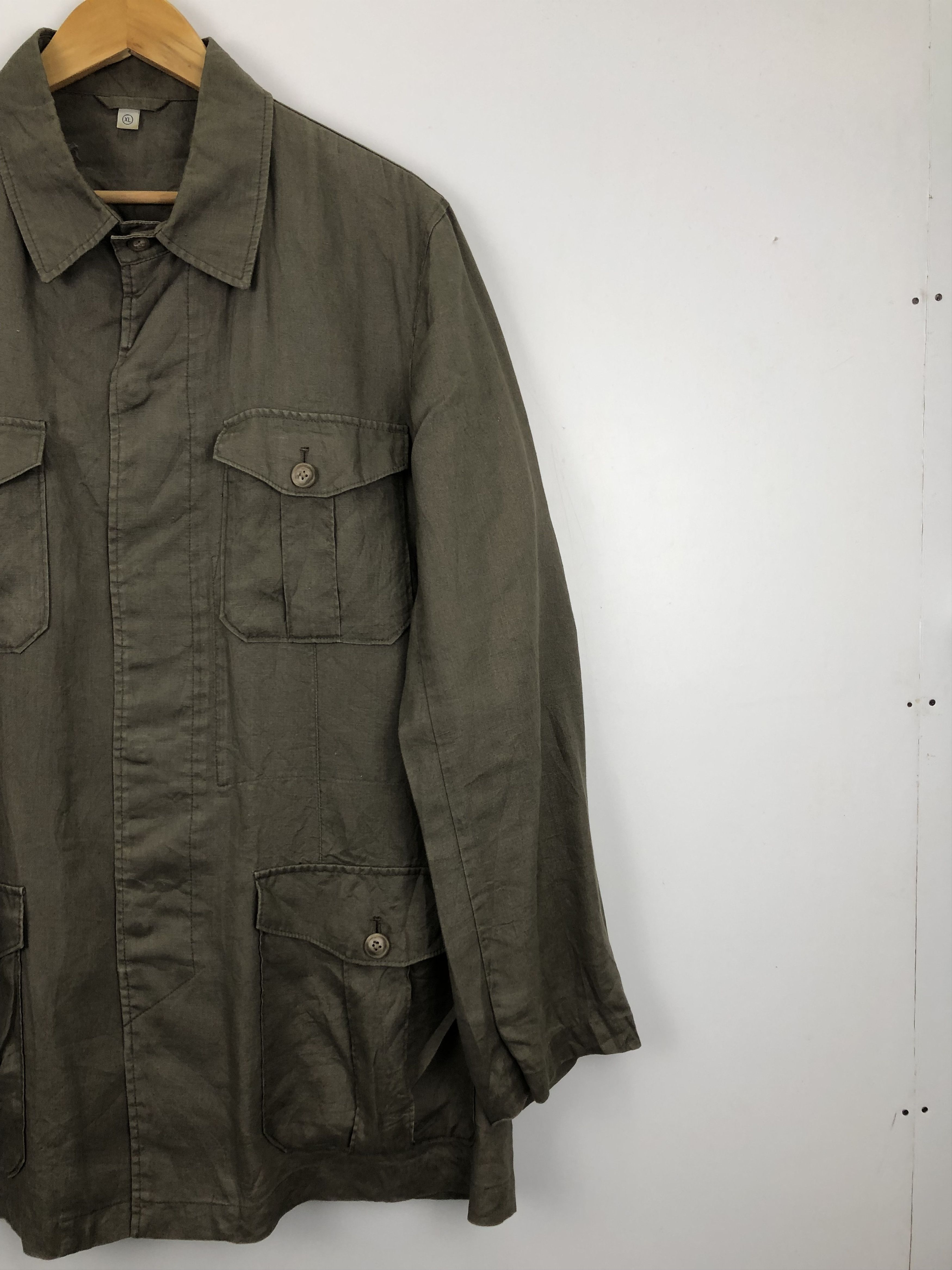 Japanese Brand Japanese Brand Uniqlo Denim Parka Multipocket Jacket J0731 Size US XL / EU 56 / 4 - 5 Thumbnail