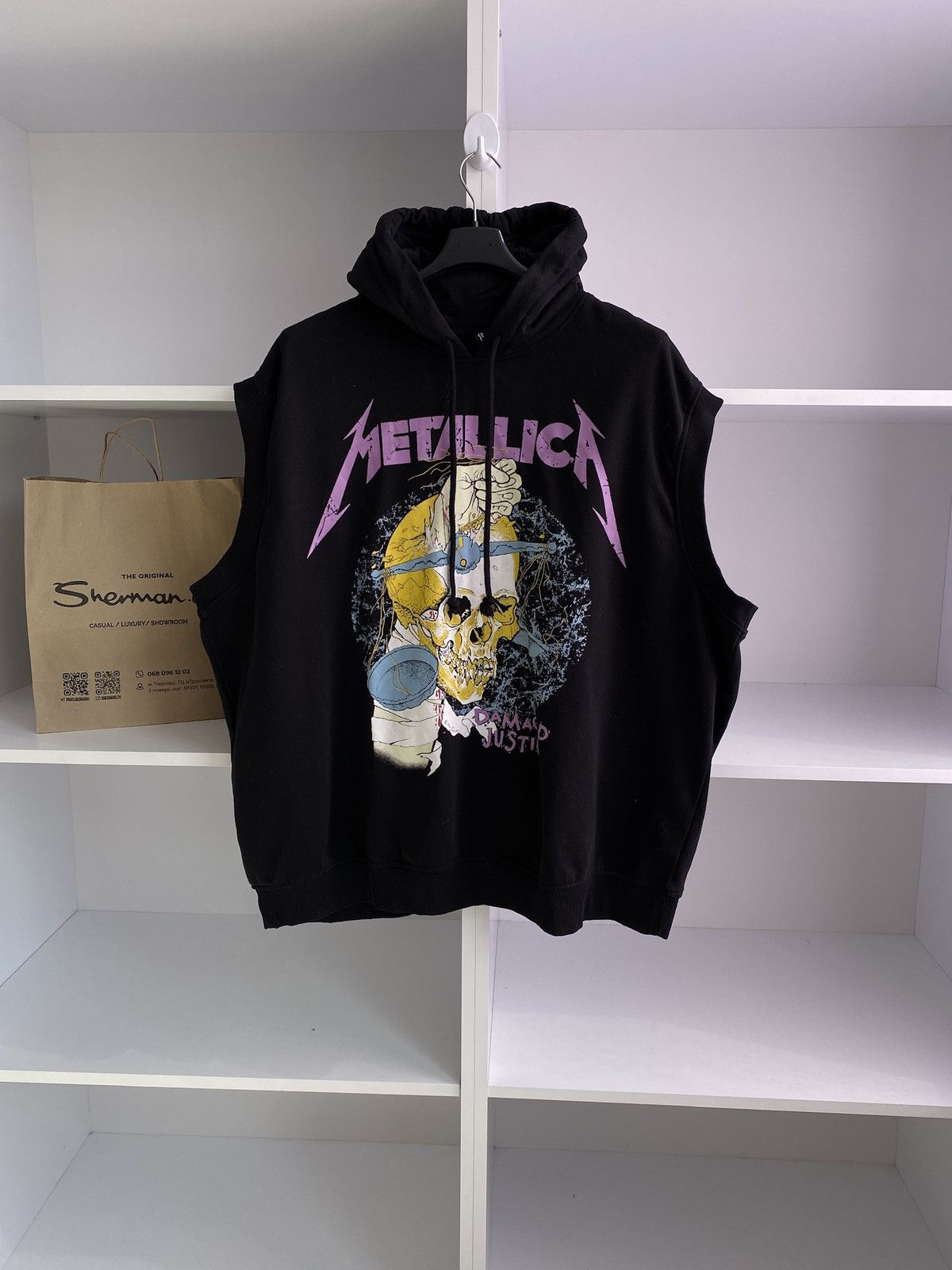 Metallica × Vintage Vintage Metallica sleeveless hooded tee Size US XXL / EU 58 / 5 - 1 Thumbnail