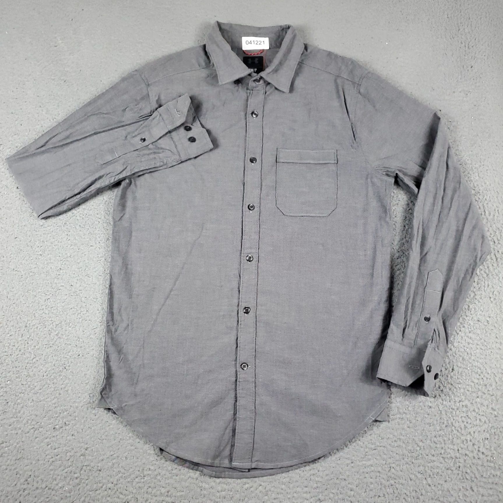 Under Armour Under Armour Shirt Mens Small Gray Casual Button Up Long Sleeve Size US S / EU 44-46 / 1 - 2 Thumbnail