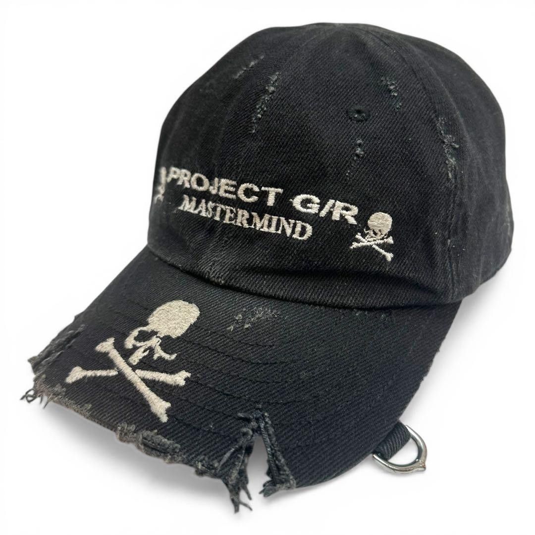 Mastermind Japan PROJECT G/R × MASTERMIND WASHED CRUSHED CAP Size ONE SIZE - 1 Thumbnail