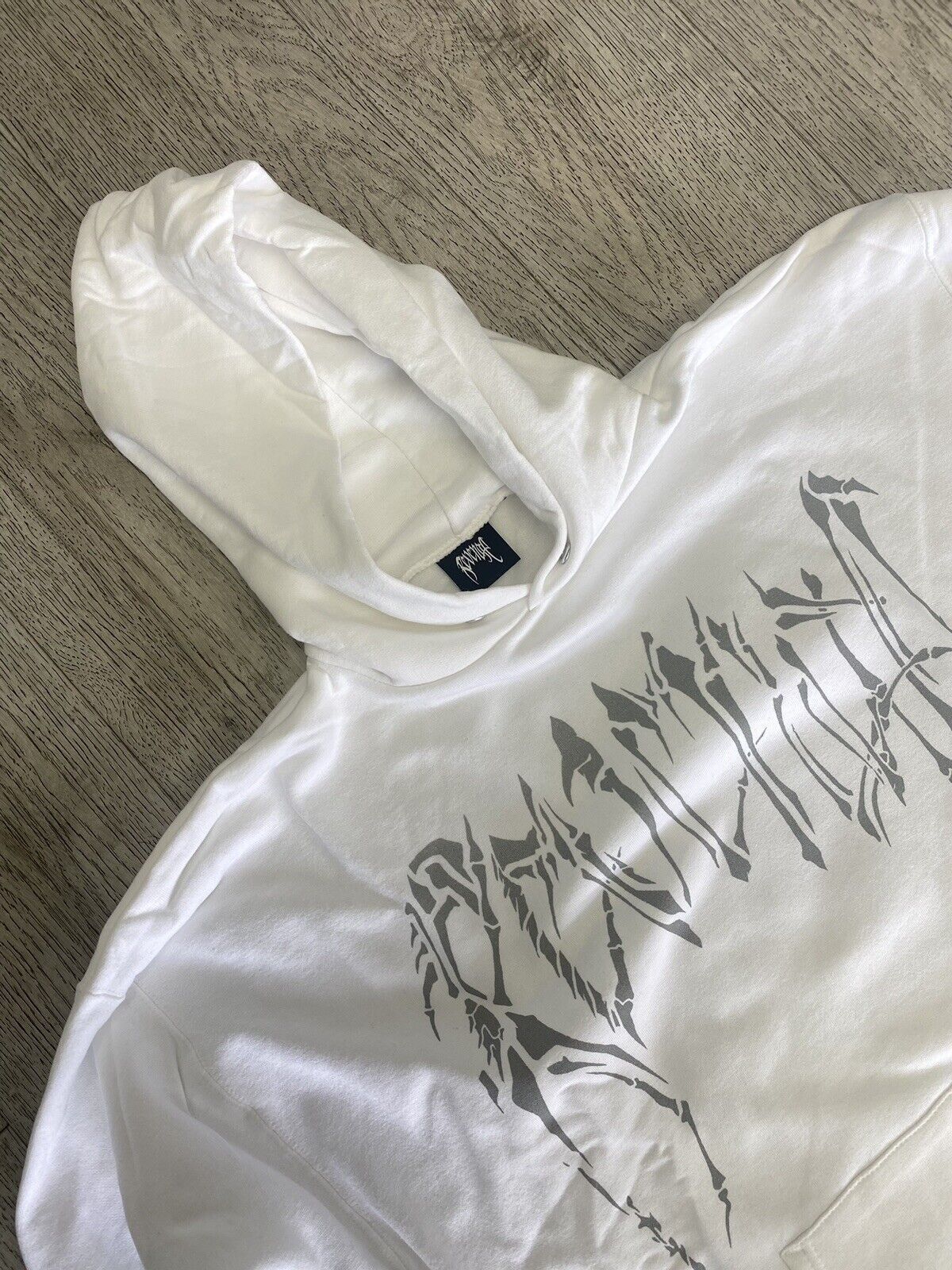 Revenge Revenge Bones Hoodie White (reflective) Size US XL / EU 56 / 4 - 5 Thumbnail
