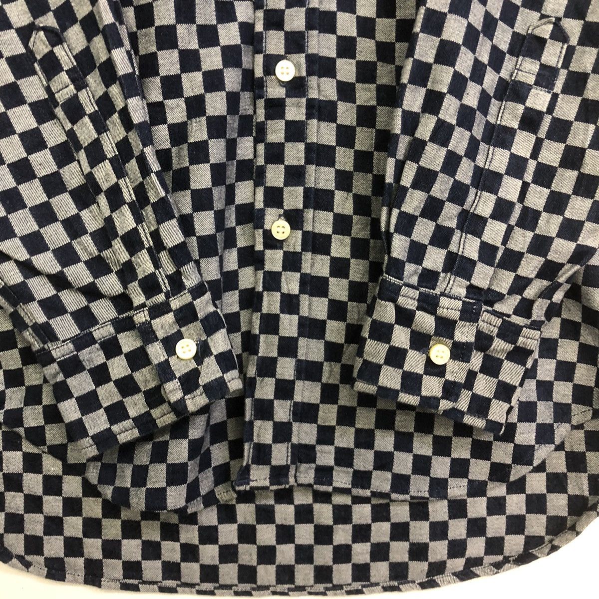 Eternal ETERNAL INDIGO CHECKERED BUTTON SHIRT Size US M / EU 48-50 / 2 - 5 Thumbnail