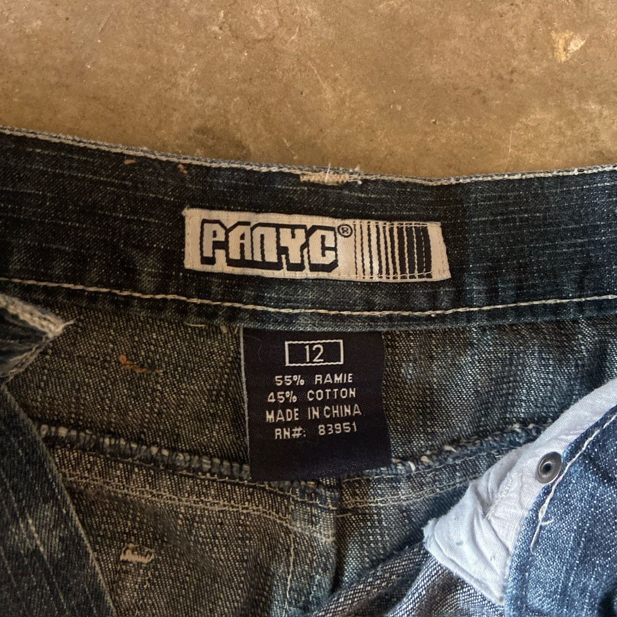 JNCO × Southpole Crazy Acid Washed Vintage Y2K Panyc Hip Hop Denim Jorts NOS Size US 26 / EU 42 - 5 Thumbnail