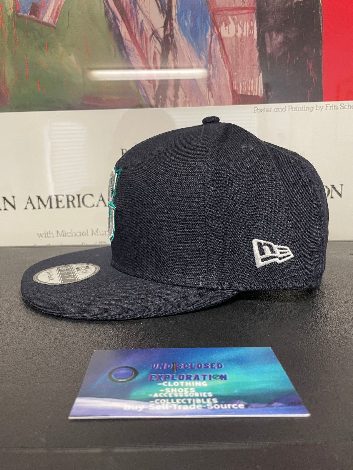 New Era Seattle Mariners navy blue new era hat Size ONE SIZE - 3 Thumbnail