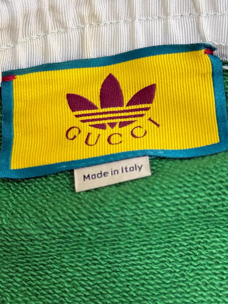 Gucci Gucci Size S Clover co-branded green shorts Size 42" / US 20 - 4 Thumbnail