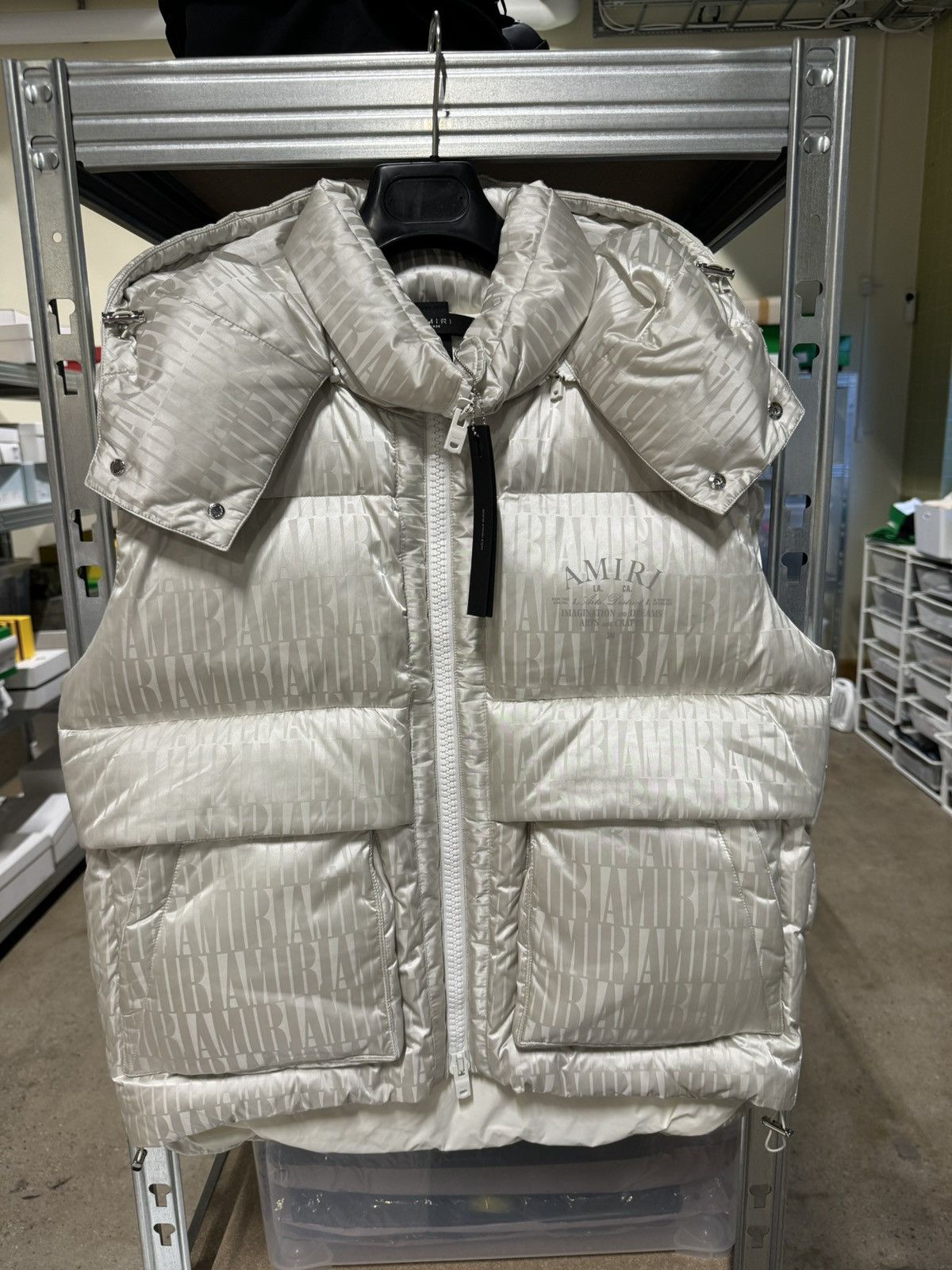 Amiri Amiri Down Monogram Down Vest NEW 1900$ Size US L / EU 52-54 / 3 - 1 Thumbnail