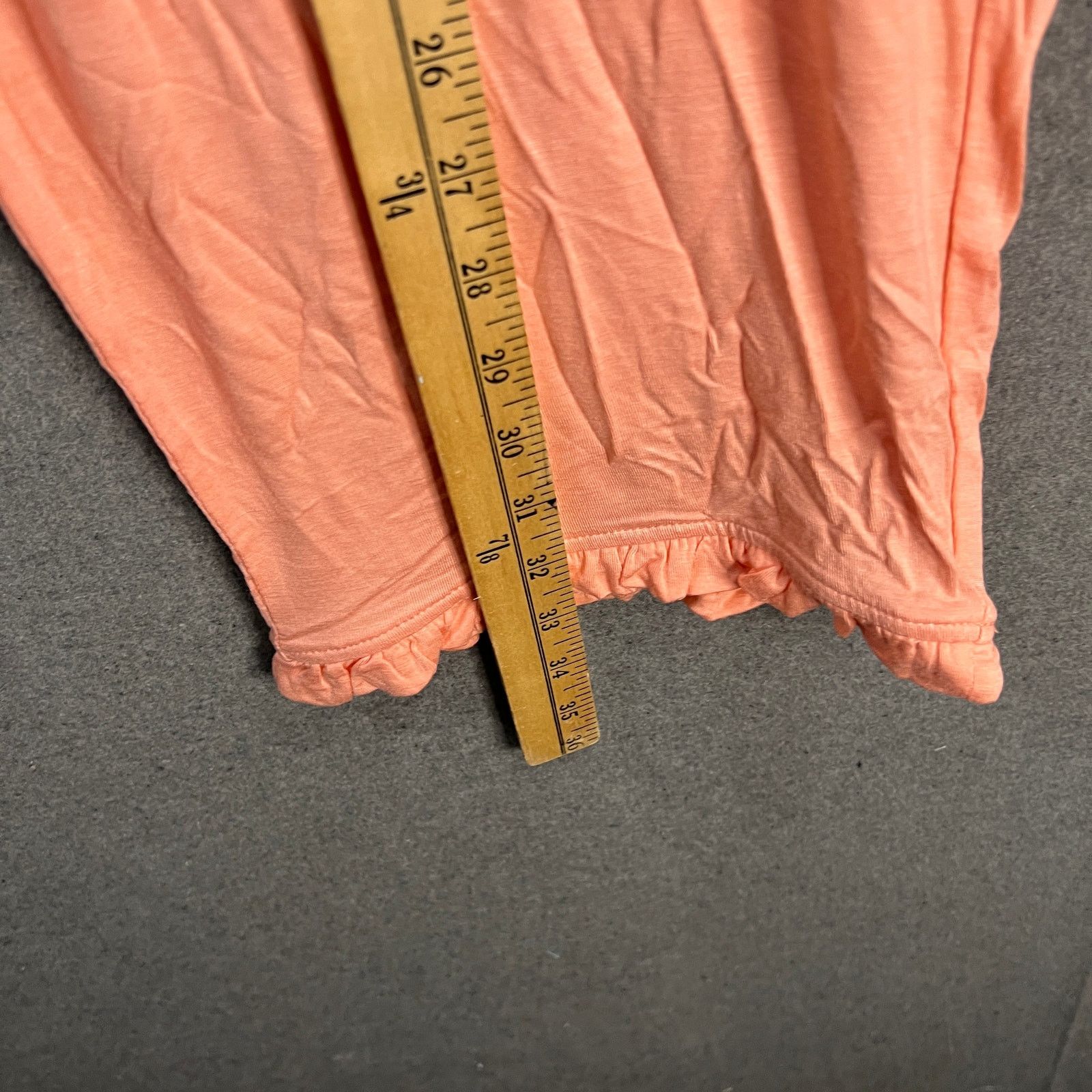 Other AnyBody Ruffle Tank and Cropped Pant Peach, X-Large Size XL / US 12-14 / IT 48-50 - 4 Thumbnail