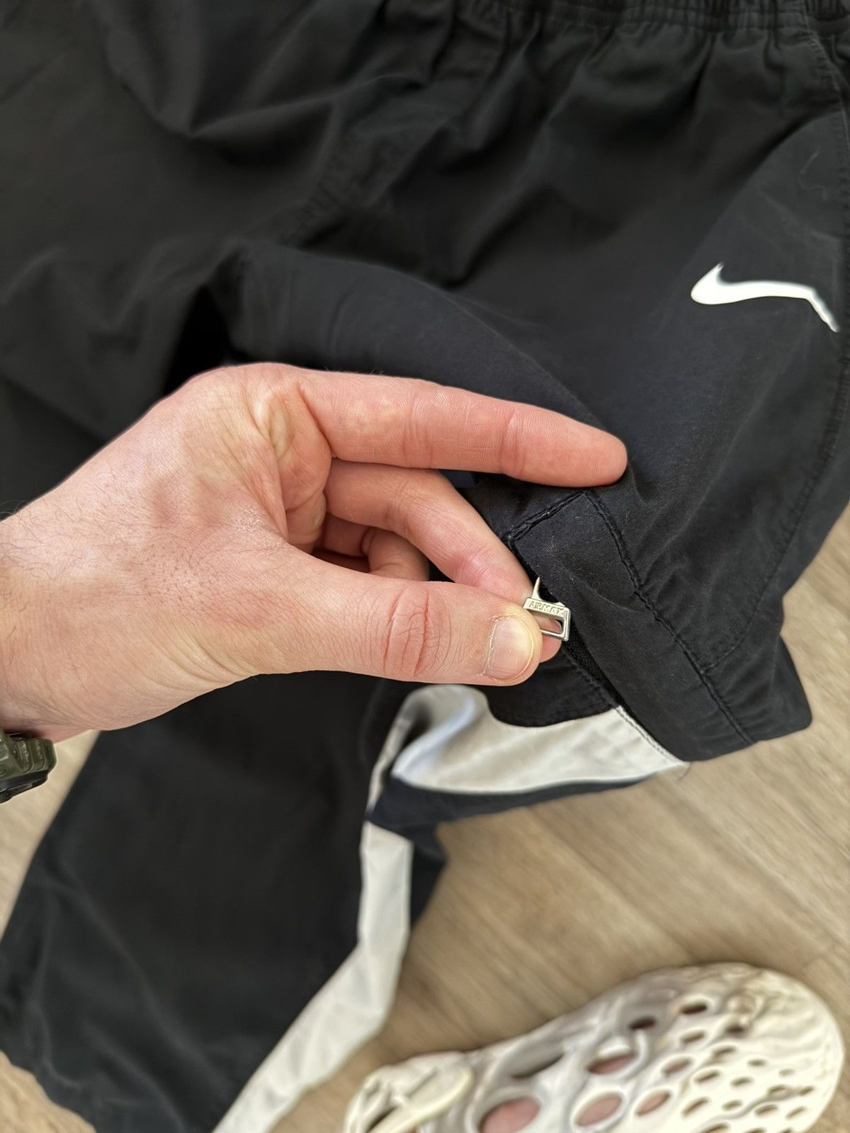 Nike Vintage Y2K Nike Track Drill Nylon Air Max Joggers Sk8 Pants Size US 32 / EU 48 - 10 Thumbnail