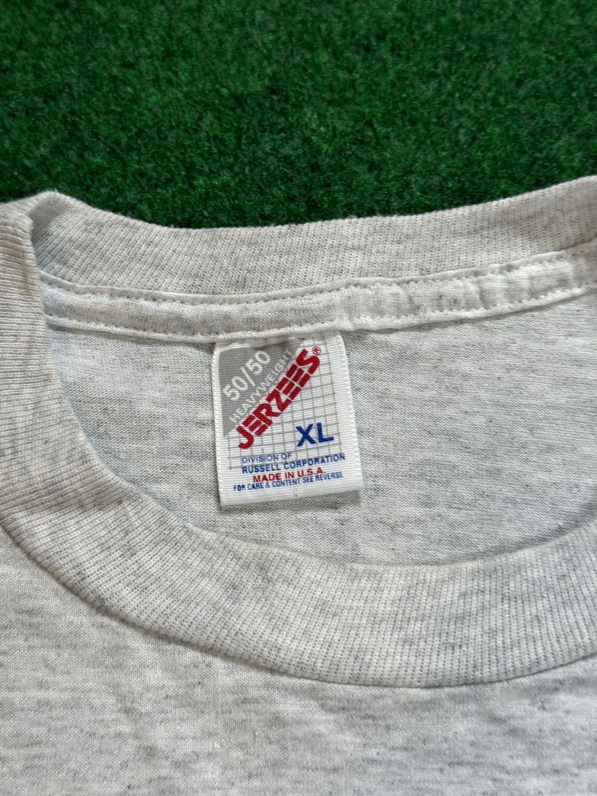 Jerzees × NHL × Vintage Vintage 90s Hockey Rules Caricature Holding 1995 T Shirt Size US XL / EU 56 / 4 - 3 Thumbnail