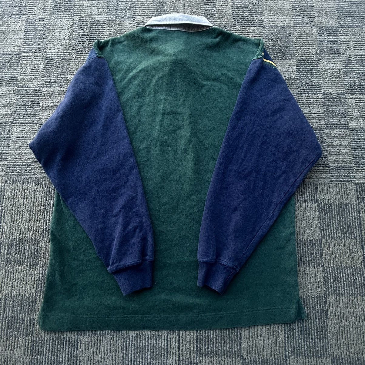 Nautica Vtg 90’s Nautica Striped Mavy Blue Rugby Polo Shirt Size US L / EU 52-54 / 3 - 7 Thumbnail