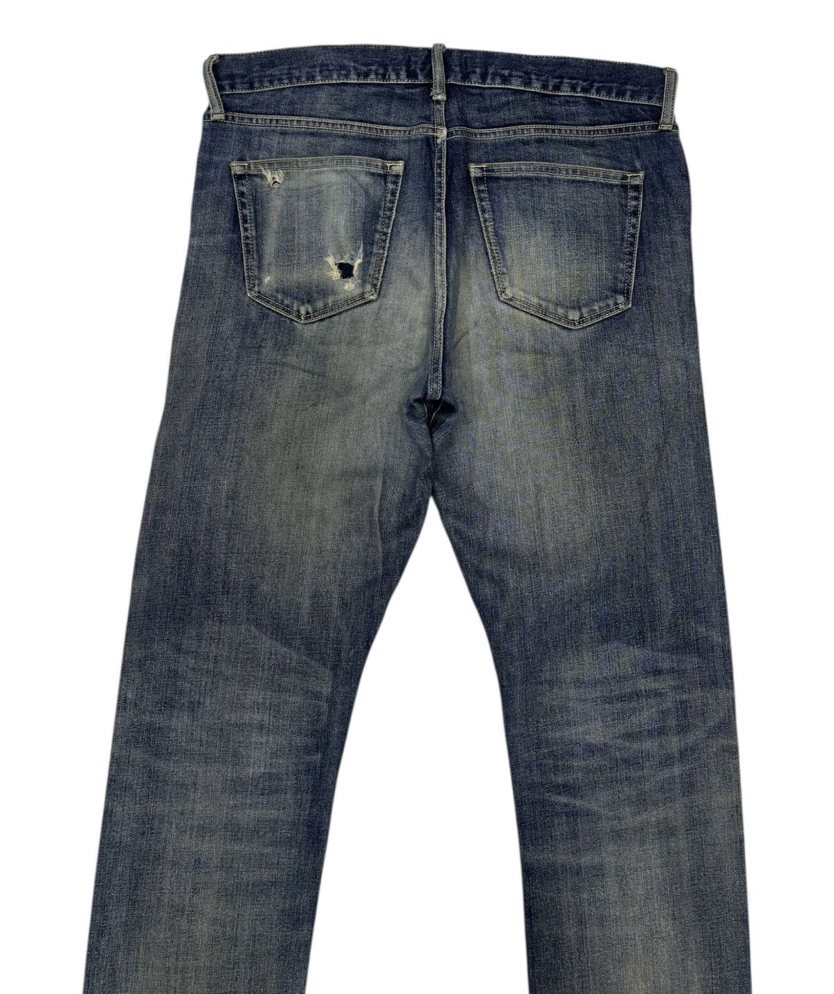 Japanese Brand × Undercover × Uniqlo VINTAGE MUD RUSTY SELVEDGE JEANS UNIQLO UNDERCOVER STYLE Size US 34 / EU 50 - 4 Thumbnail