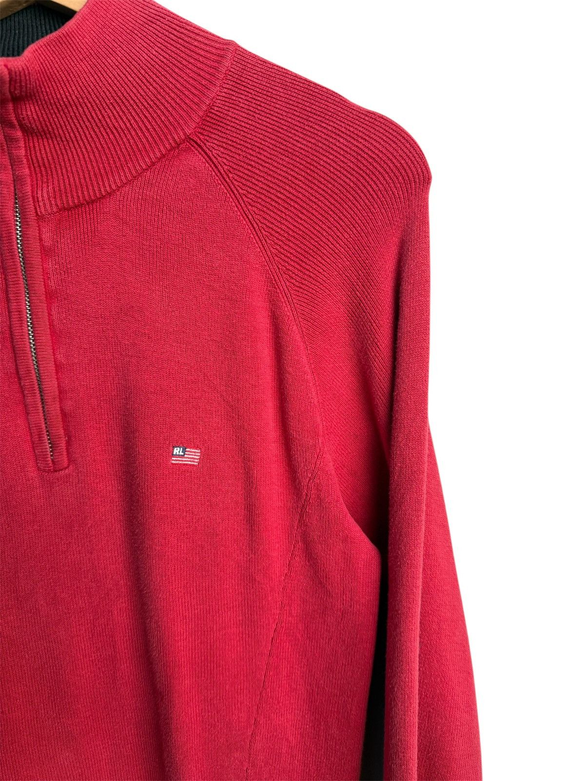 Polo Ralph Lauren × RRL Ralph Lauren × Ralph Lauren Polo Ralph Lauren Half Zipper Sweater Size L / US 10 / IT 46 - 4 Thumbnail