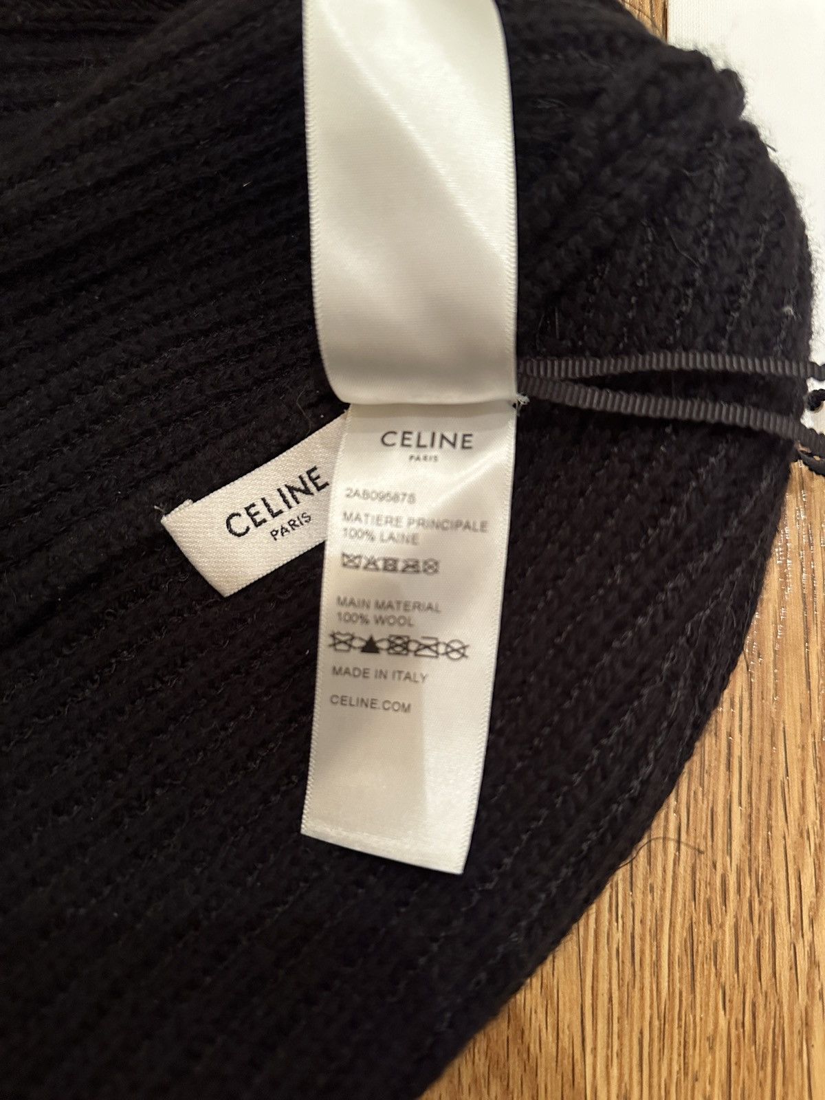Celine × Hedi Slimane Celine Sequin beanie boy doll Hedi Silmane Size ONE SIZE - 6 Thumbnail