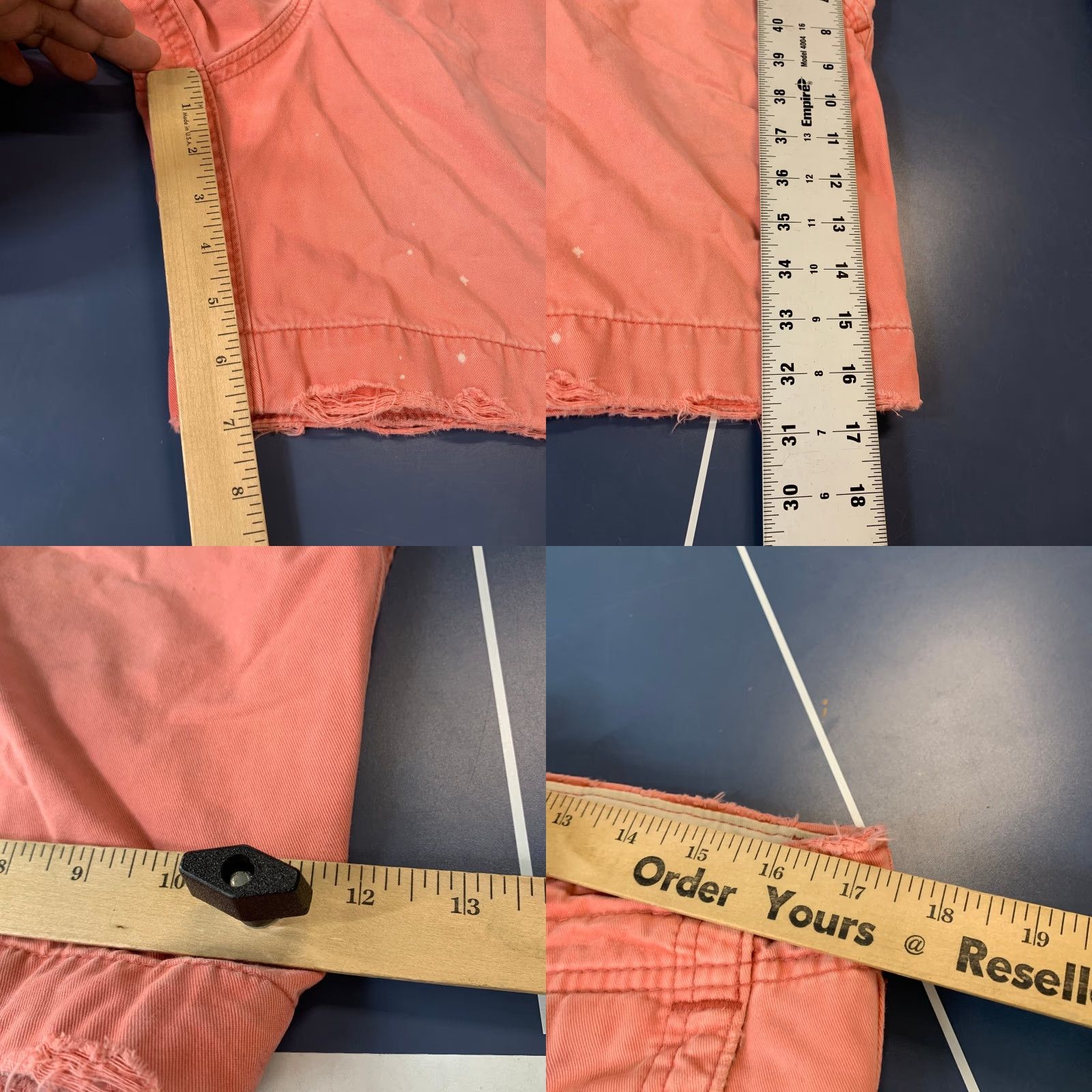 Abercrombie & Fitch Vintage Abercrombie & Fitch Shorts Mens 30 Pink Military Canvas Chino Baggy Size US 30 / EU 46 - 8 Thumbnail