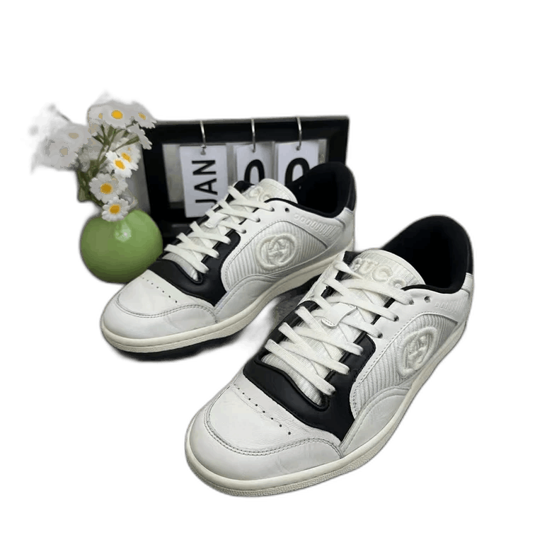 Gucci Gucci Max80 Black and White Sneakers Size US 8 / EU 41 - 1 Thumbnail
