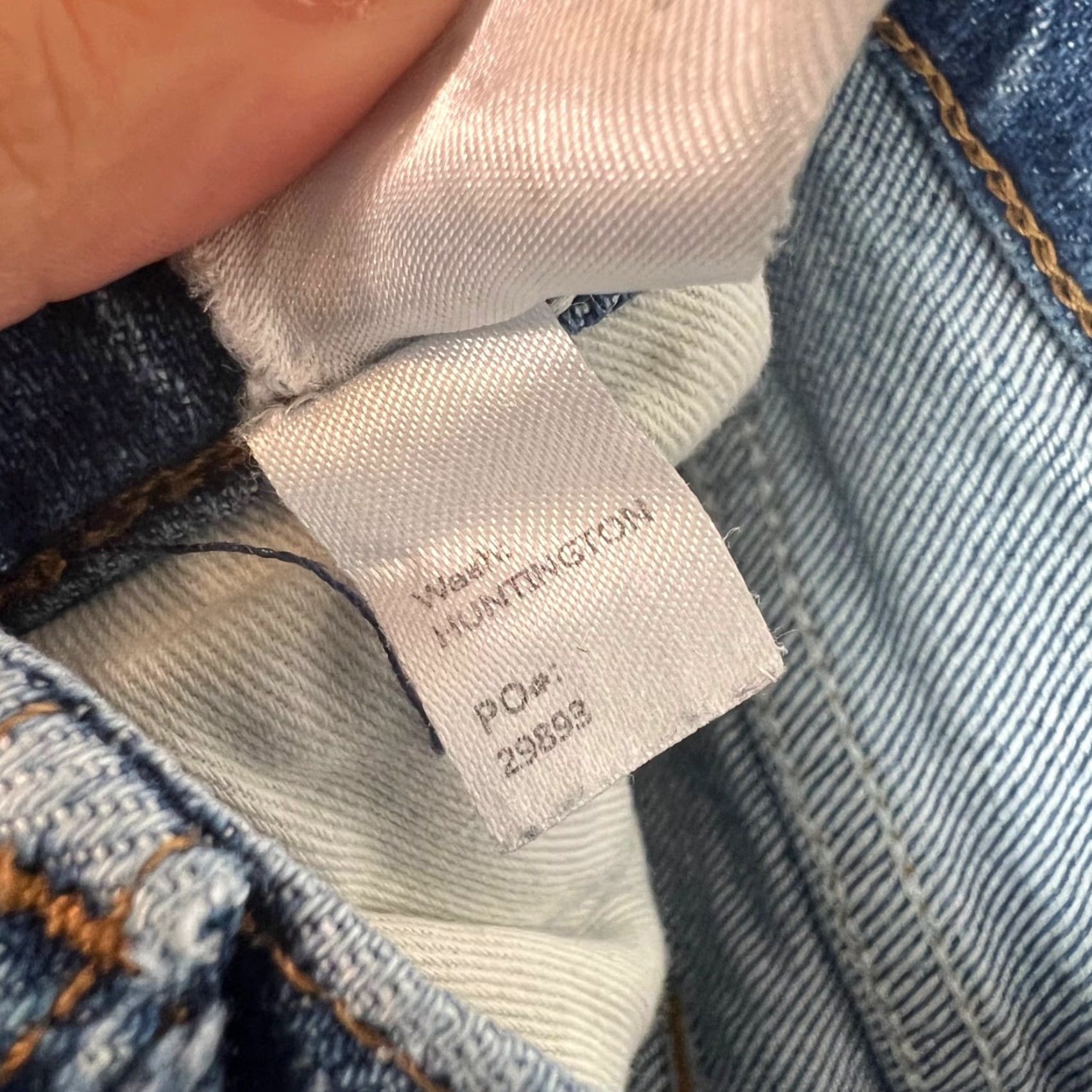 Reformation Reformation Jeans Women 25 High-Rise Straight Denim Huntington Blue 5-Pocket Womens Adult Fashion Jeans Size 42" / US 20 - 5 Thumbnail