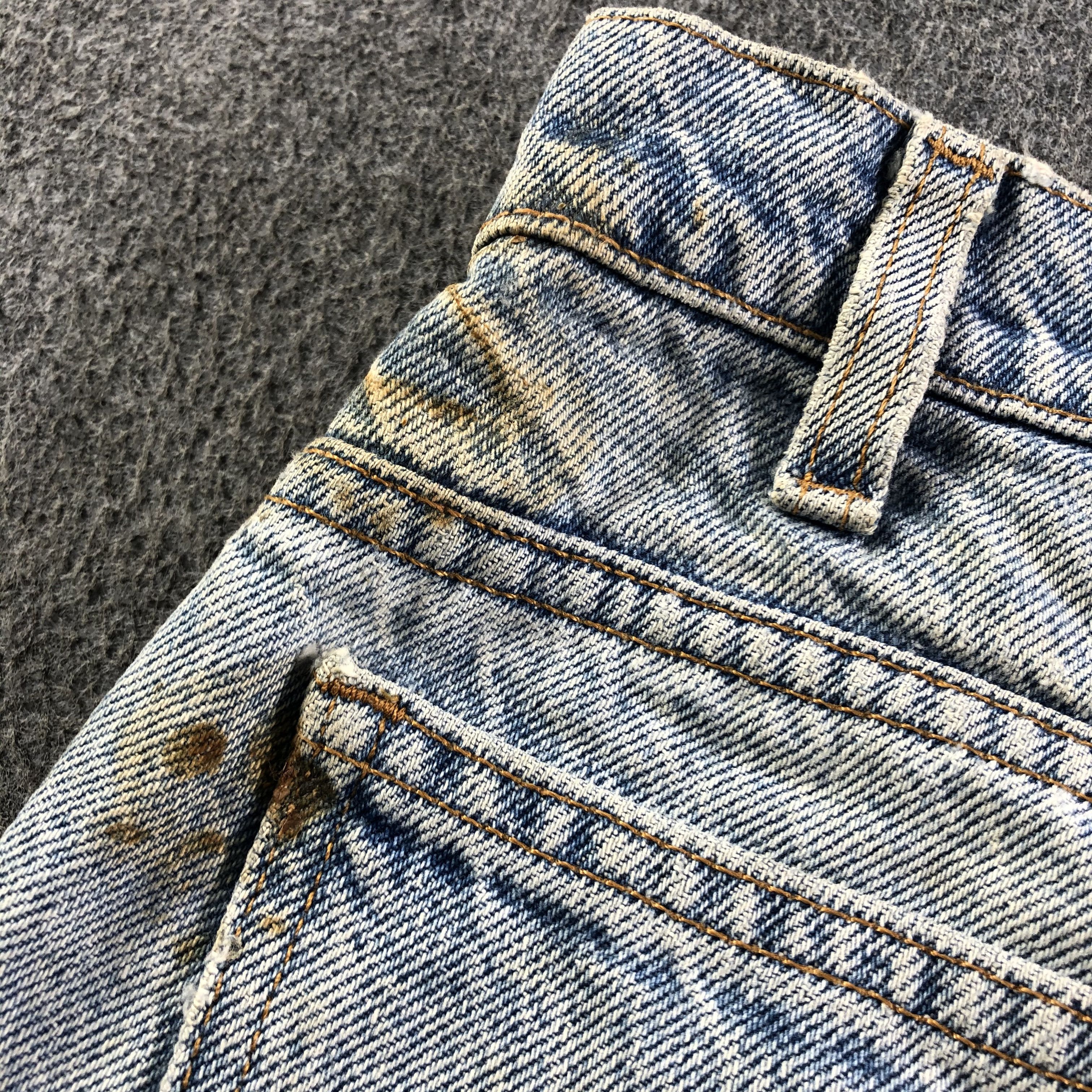 Levi's × Vintage Vintage Light Wash Levis 505 Skirt-J3737 Size 31" - 7 Thumbnail