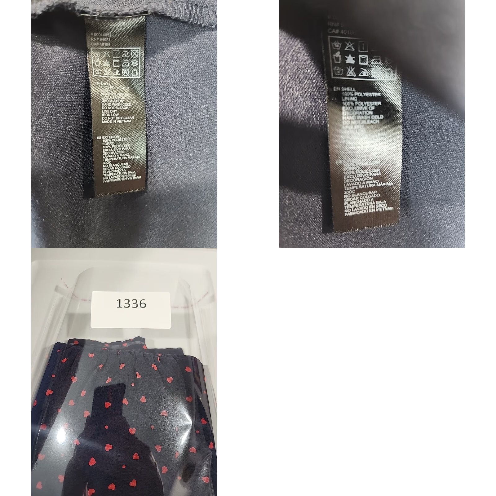 Forever 21 FOREVER 21 Contemporary Navy Blue Heart Print Mini Dress S Women's Sleeveless V-Neck Button Front Casual Petite - Not applicable Size S / US 4 / IT 40 - 10 Thumbnail