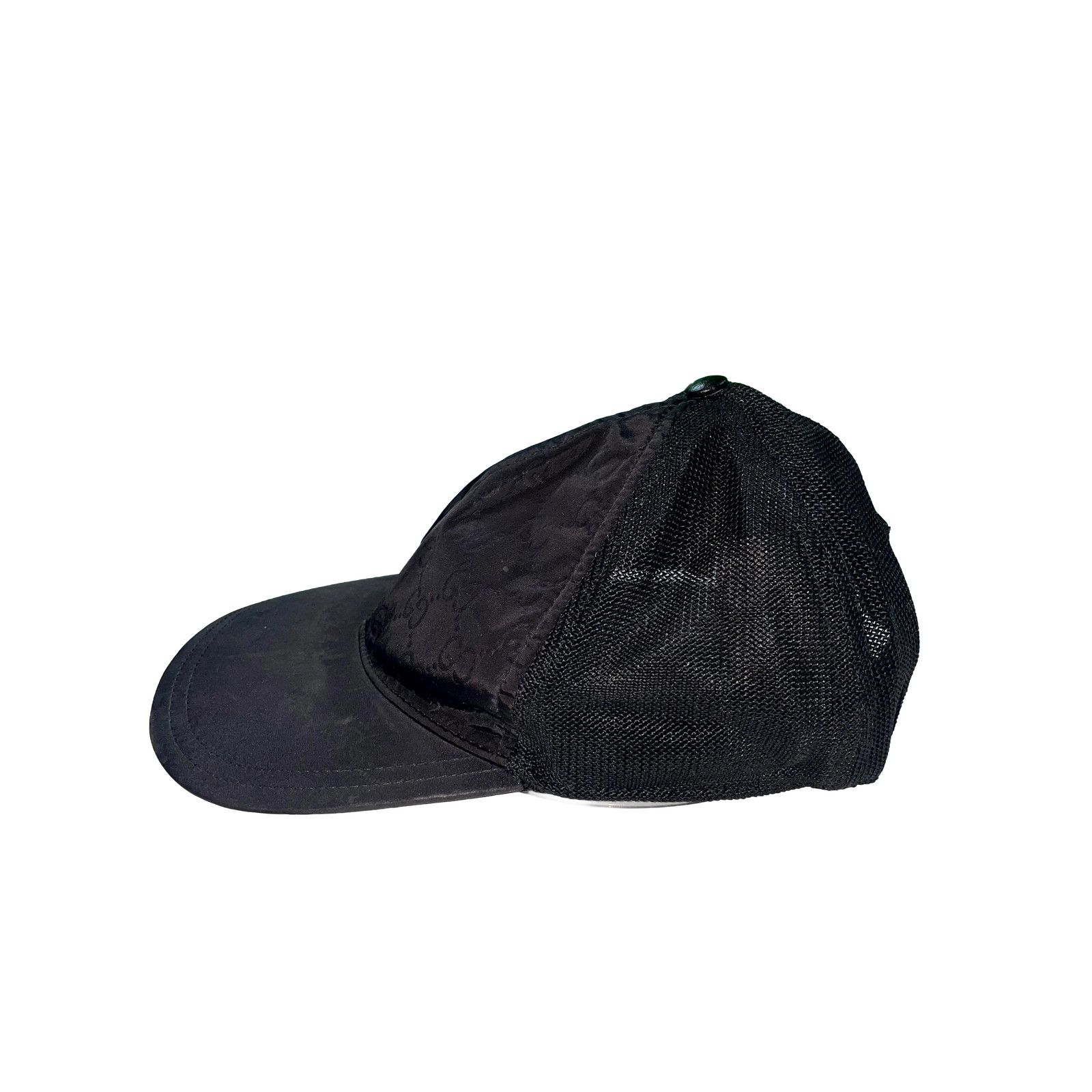 Gucci Gucci Mesh Mono Black Hat Size 34 - 4 Thumbnail