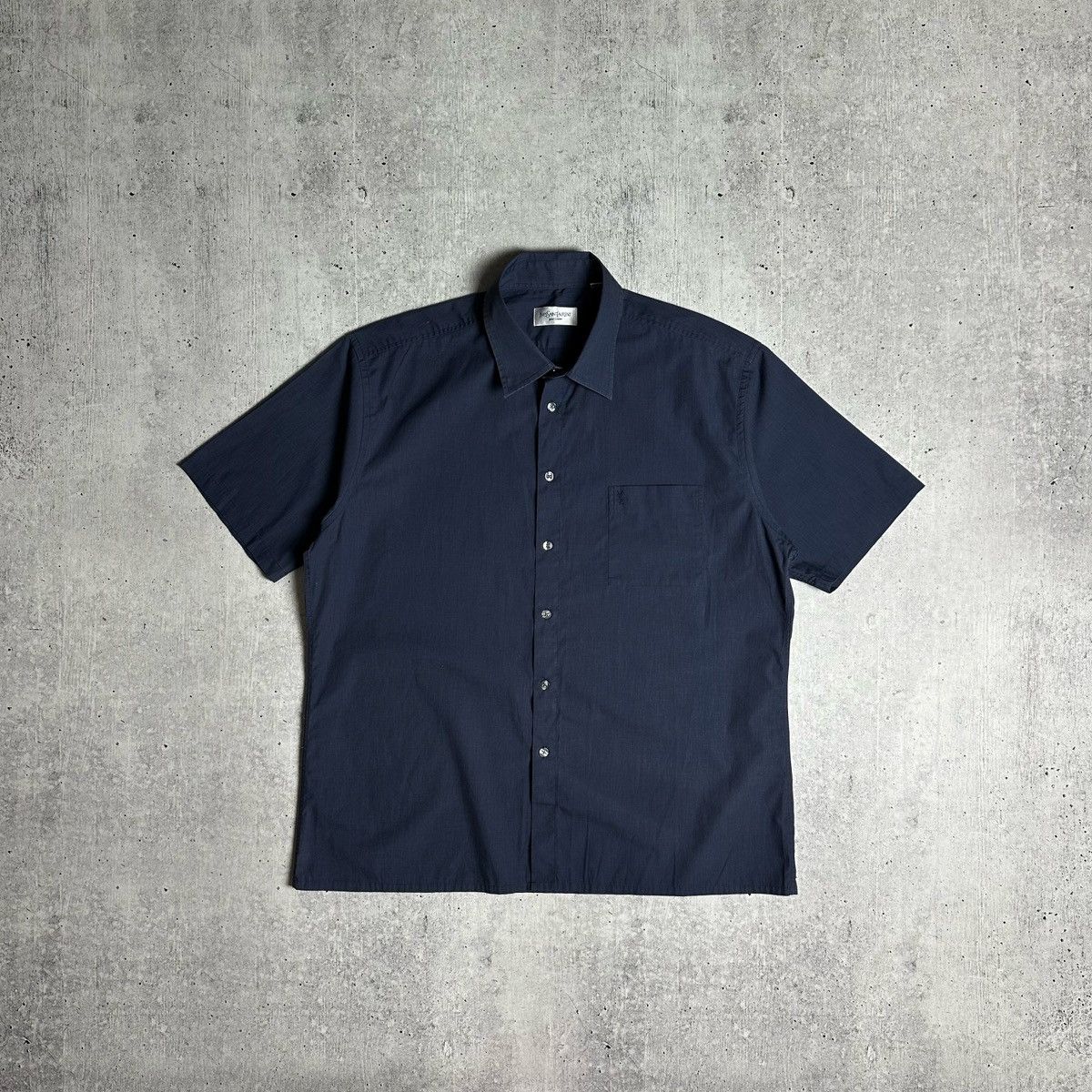 Vintage × Yves Saint Laurent Yves Saint Laurent Shirt Button Up Mini Logo YSL Size US XL / EU 56 / 4 - 1 Thumbnail
