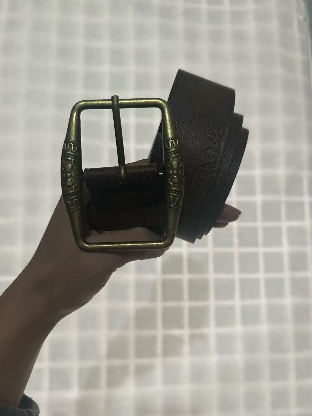 Japanese Brand × Leather Retro Y2K Belt Pu leather Size ONE SIZE - 6 Thumbnail