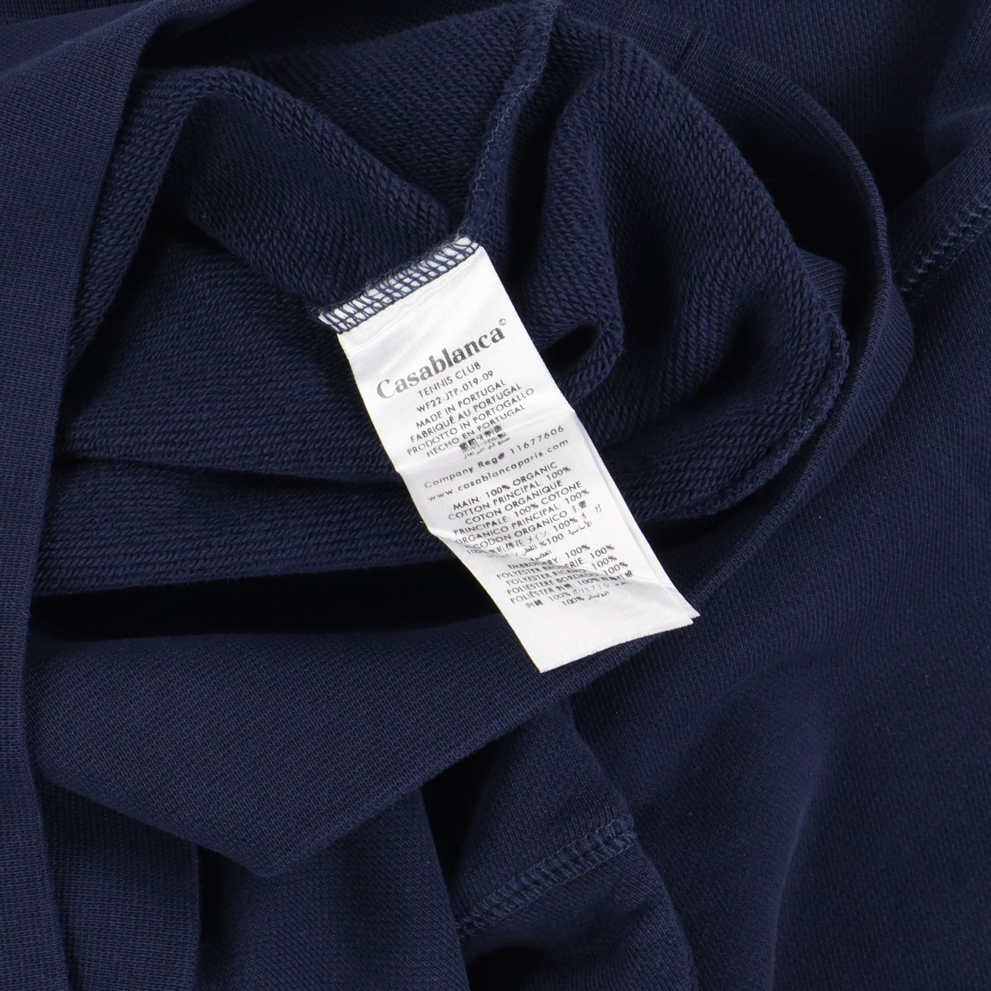 Casablanca Navy Embroidered Embleme De Caza Logo Sweatshirt Size US XS / EU 42 / 0 - 6 Thumbnail