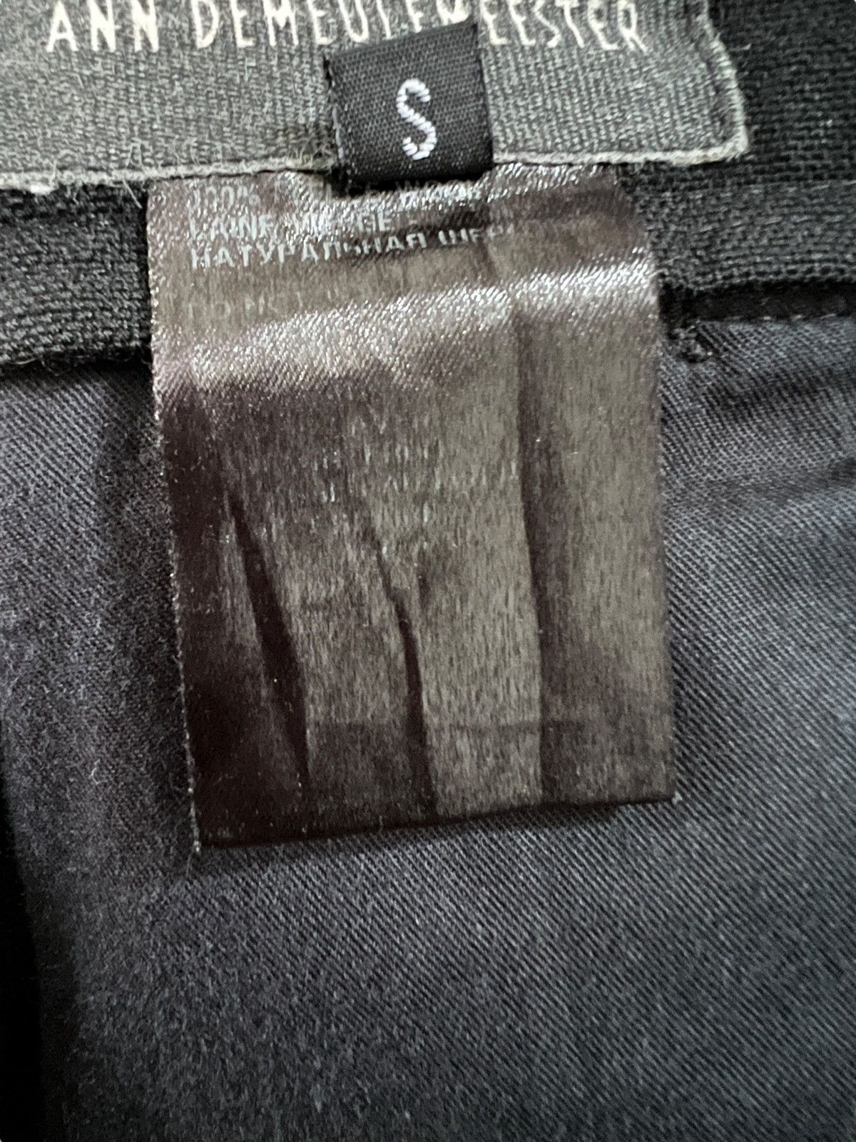 Ann Demeulemeester Ann Demeulemeester Button Slim Wool Casual Pants Size US 34 / EU 50 - 13 Thumbnail