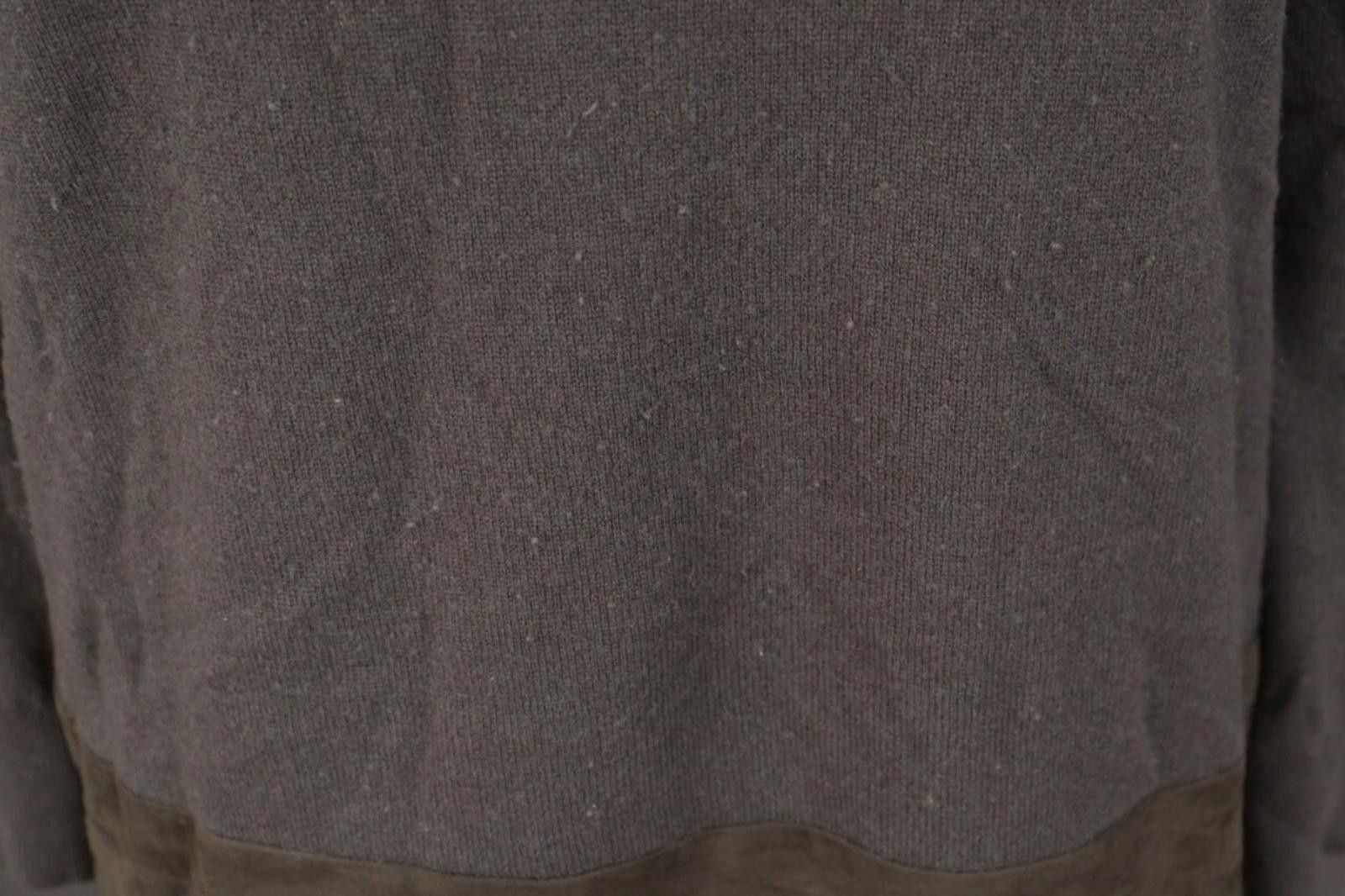 Designer Fabiana Filippi Brown Merino Wool Silk Dress Size S / I 42 Size S / US 4 / IT 40 - 5 Thumbnail