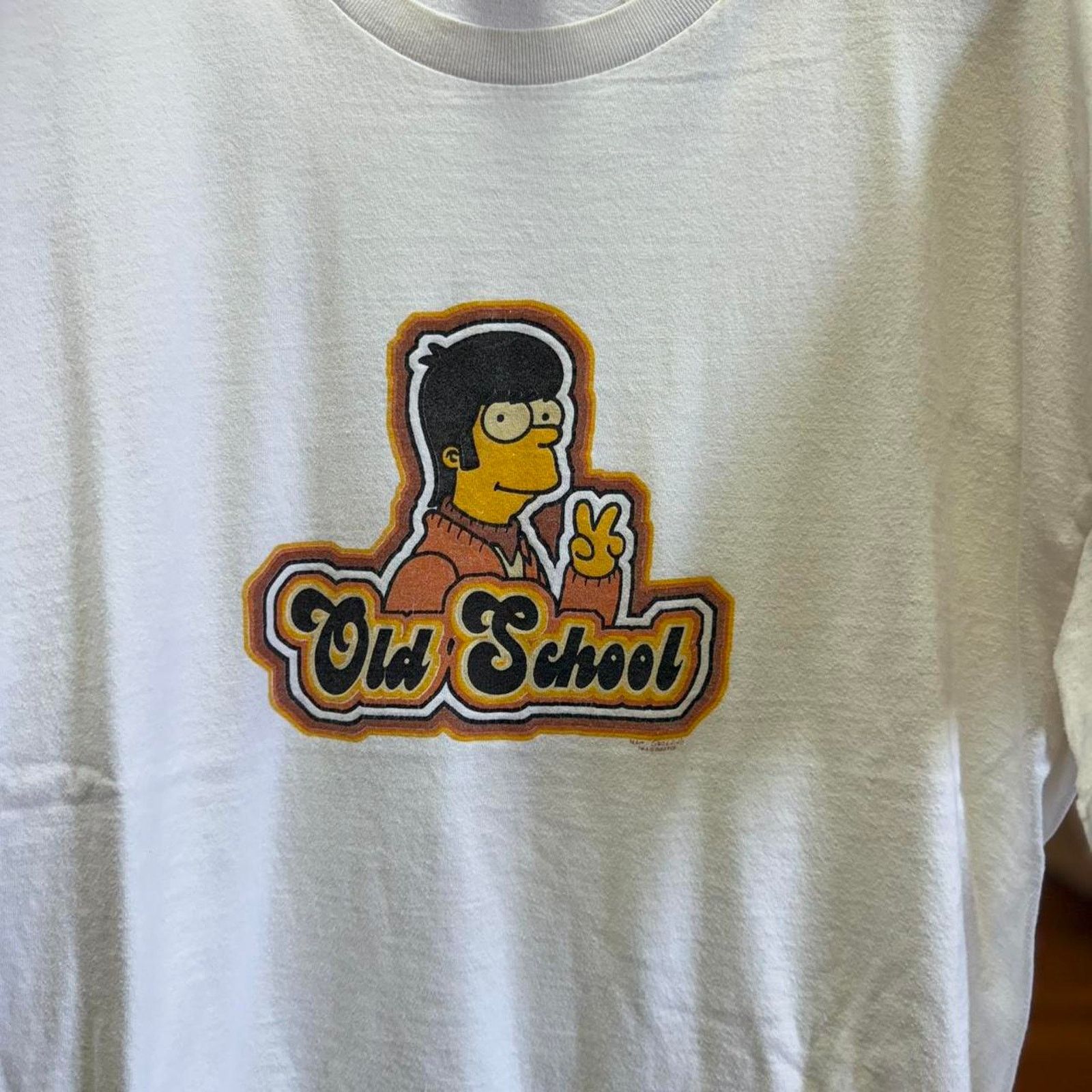 Vintage Vintage Y2K Simpsons Old School Cartoon T-Shirt Size US XXL / EU 58 / 5 - 3 Thumbnail
