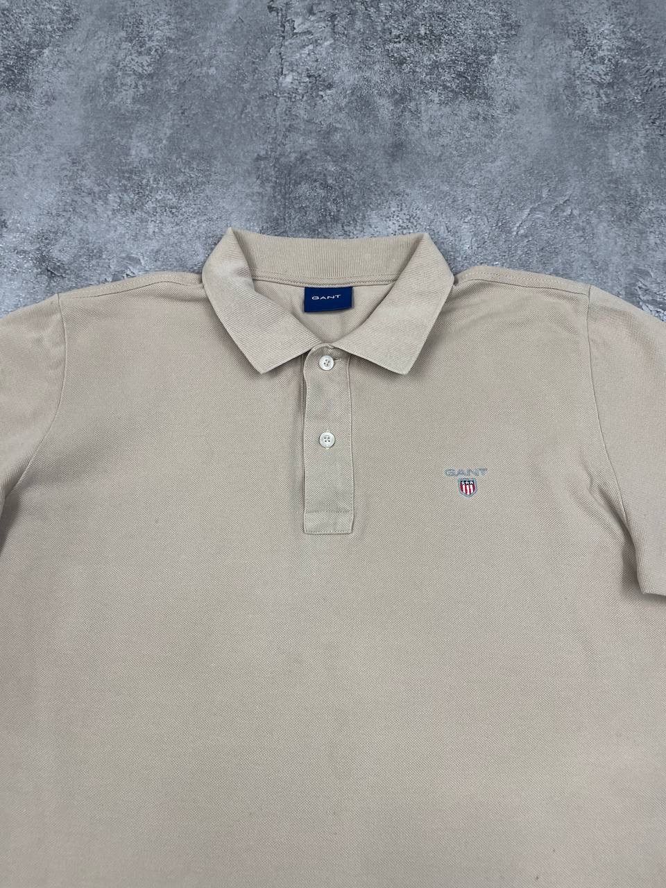 Gant Gant Men Polo T-Shirt Beige Size L Size US L / EU 52-54 / 3 - 2 Thumbnail