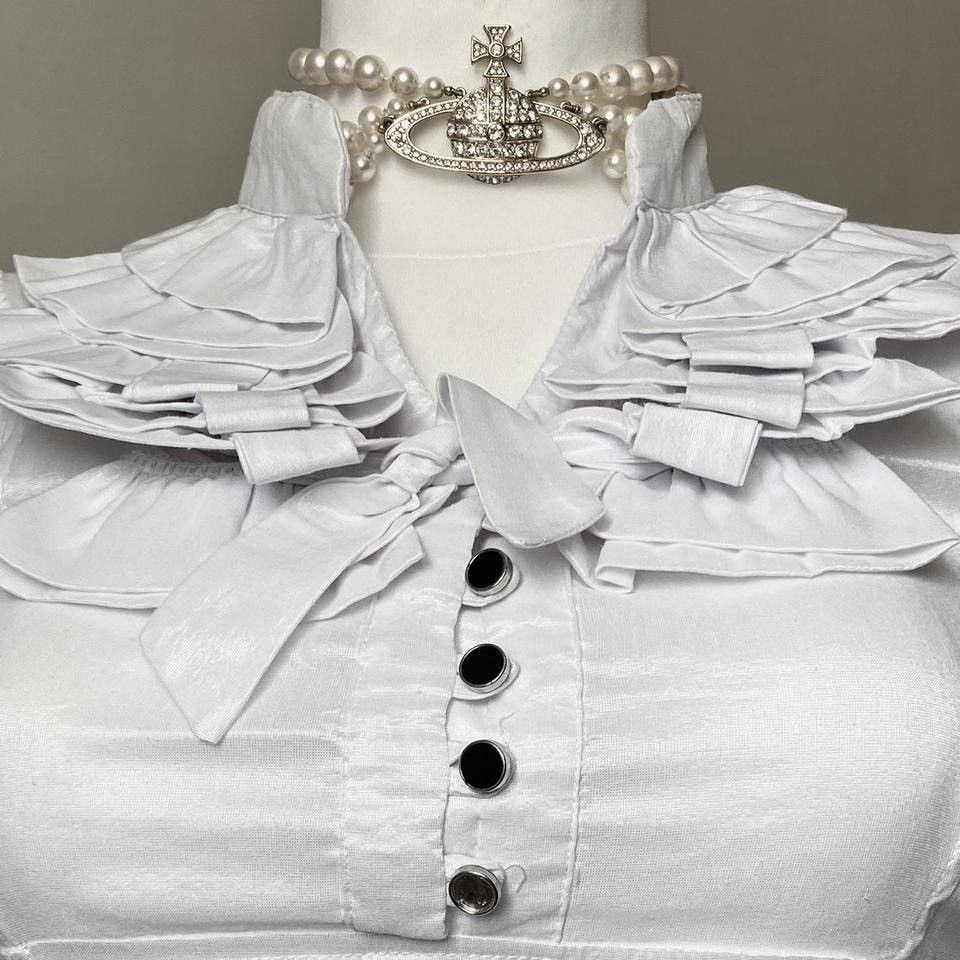 Vintage Office siren vintage blouse Size S / US 4 / IT 40 - 3 Thumbnail