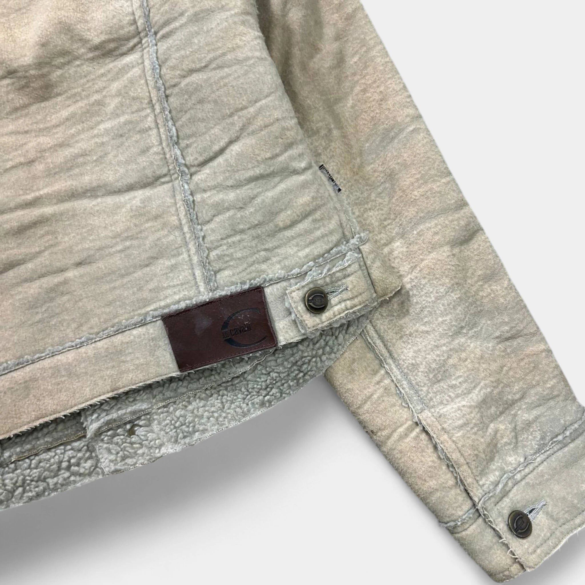 Just Cavalli Just Cavalli Sherling Raw Edge Jacket Size US S / EU 44-46 / 1 - 7 Thumbnail