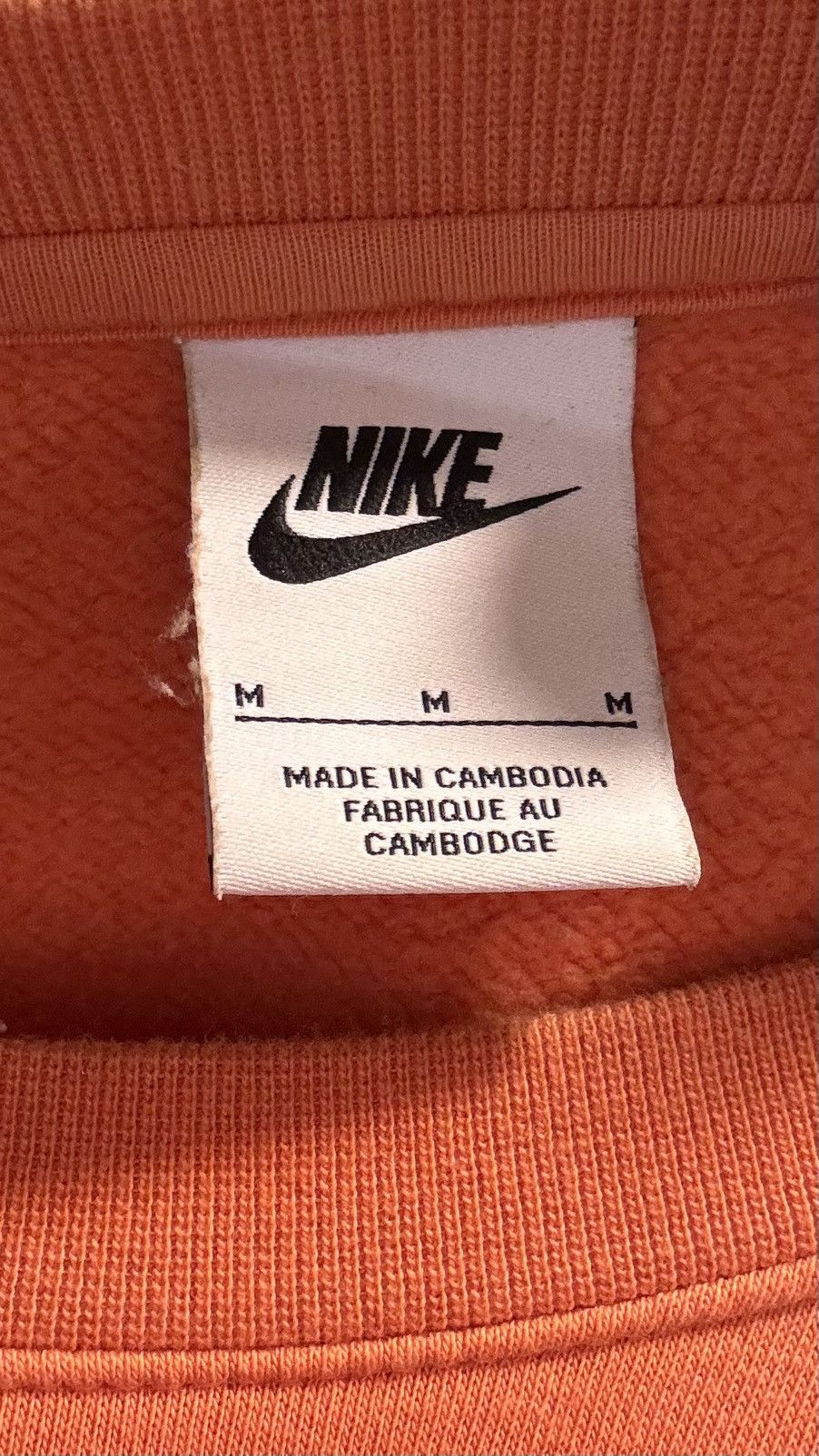 Nike Orange Nike Crewneck Size M Size US M / EU 48-50 / 2 - 3 Thumbnail
