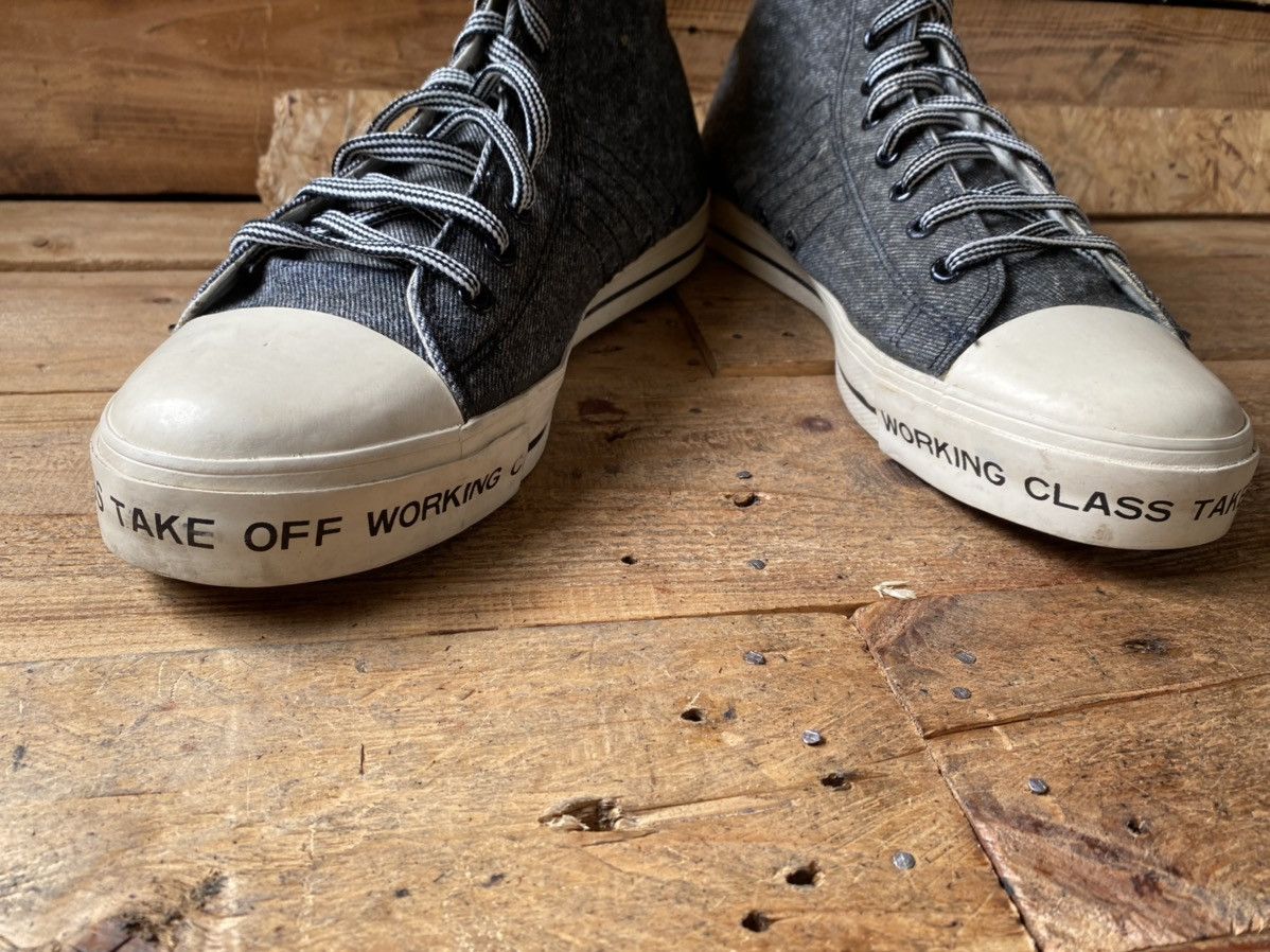 Adidas × Vintage Vintage Adidas nizza, take off working class hi-top sneaker Size US 12 / EU 45 - 3 Thumbnail