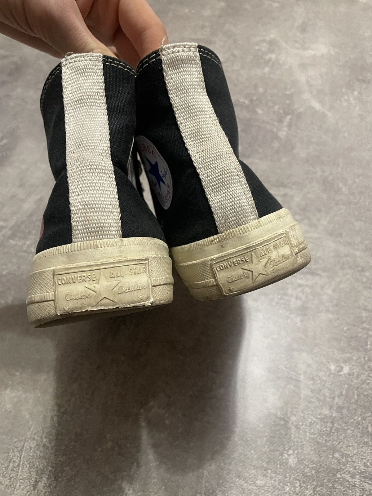 Comme des Garcons × Converse × Vintage Comme Des Garcons CDG PLAY X Converse Chuck Taylor High 39 Size US 6 / EU 39 - 10 Thumbnail