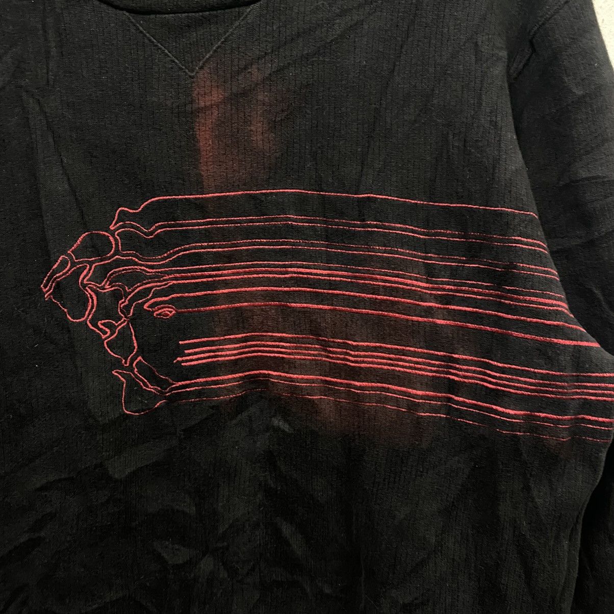 Versace VINTAGE Versace Sport Black Red Medusa Long Sleeve T-Shirt Size US XL / EU 56 / 4 - 5 Thumbnail