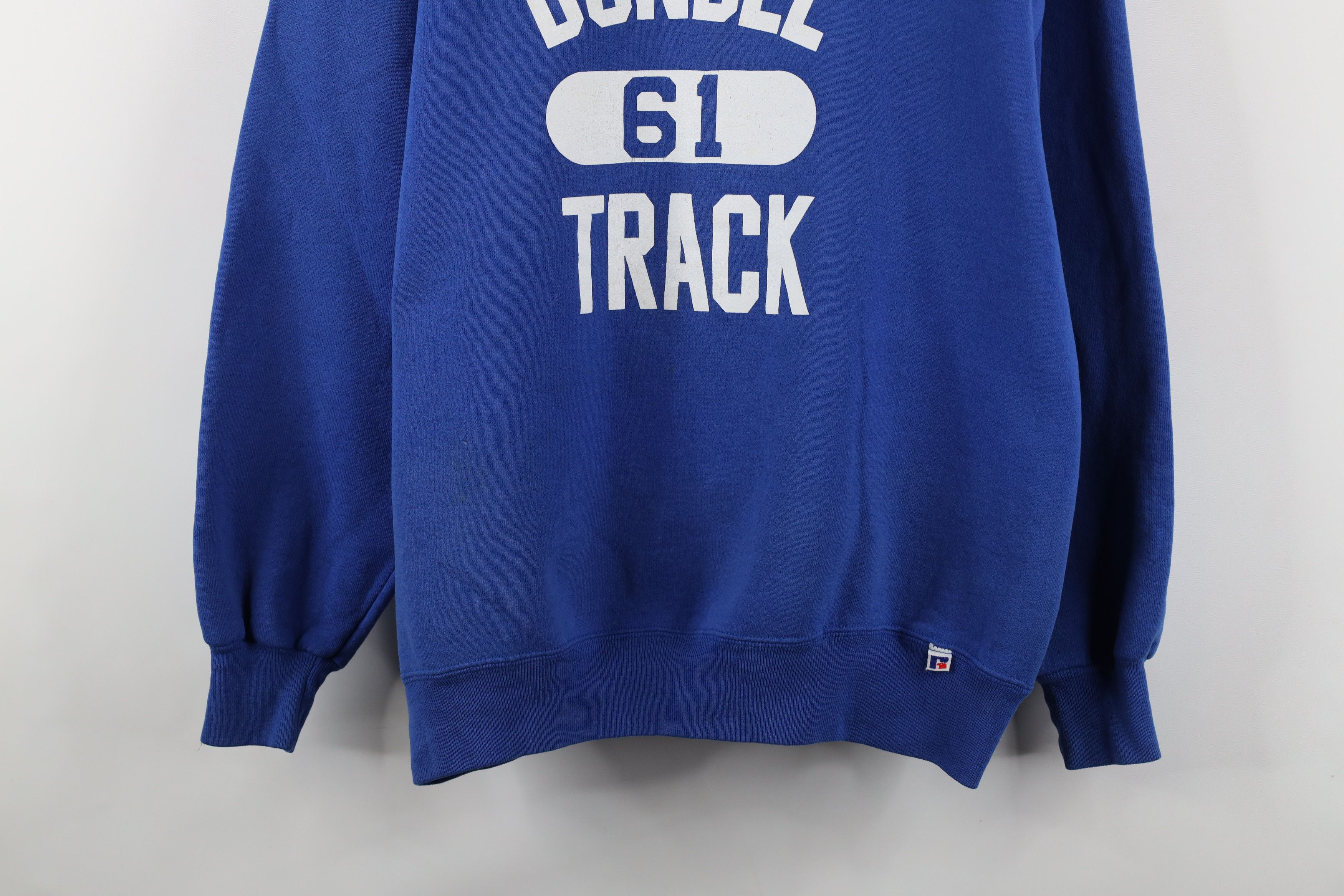 Russell Athletic Vintage 90s Russell Athletic Crewneck Sweatshirt Blue USA Size US L / EU 52-54 / 3 - 3 Thumbnail
