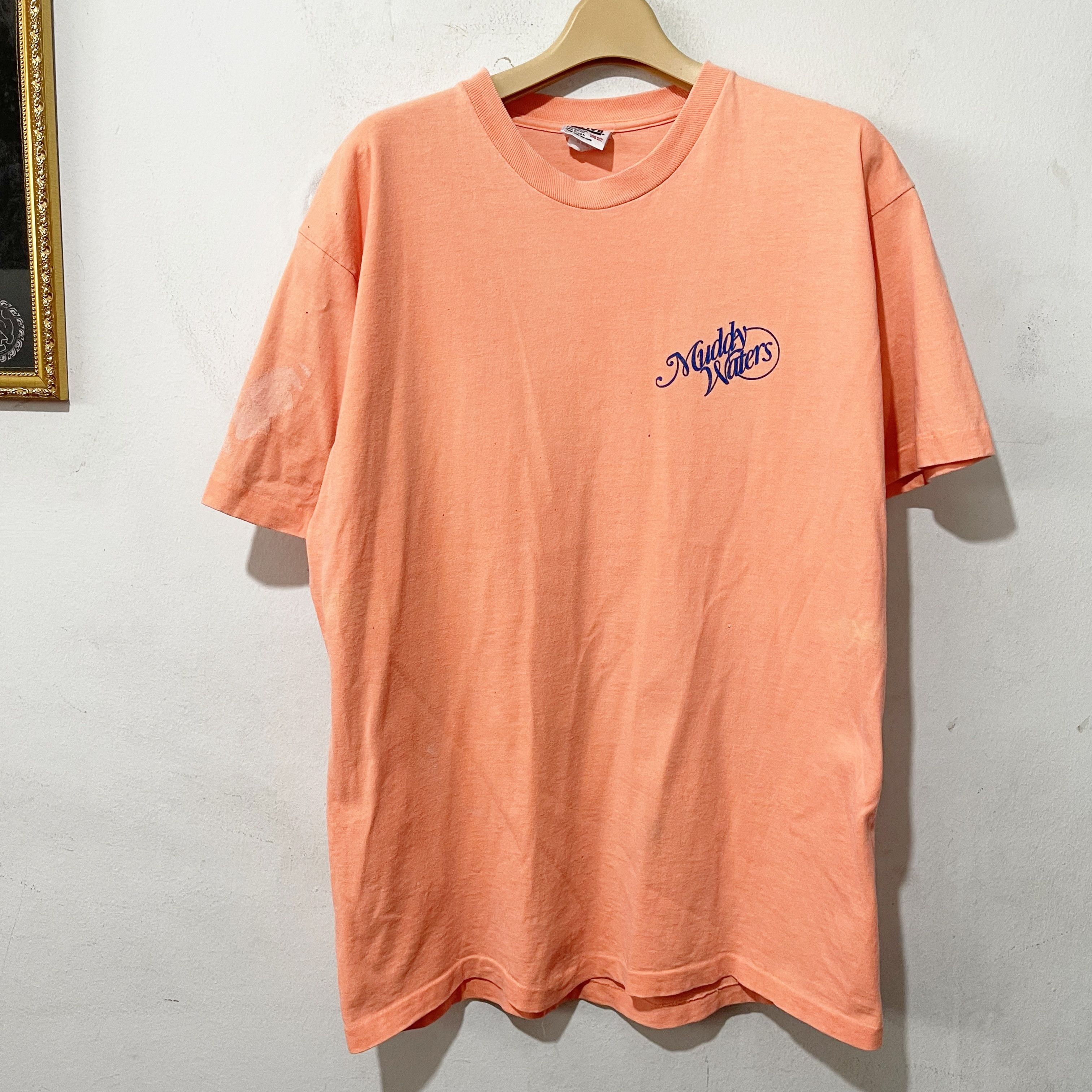 Vintage Vintage 90s Muddy Waters T-Shirt Size US L / EU 52-54 / 3 - 1 Thumbnail
