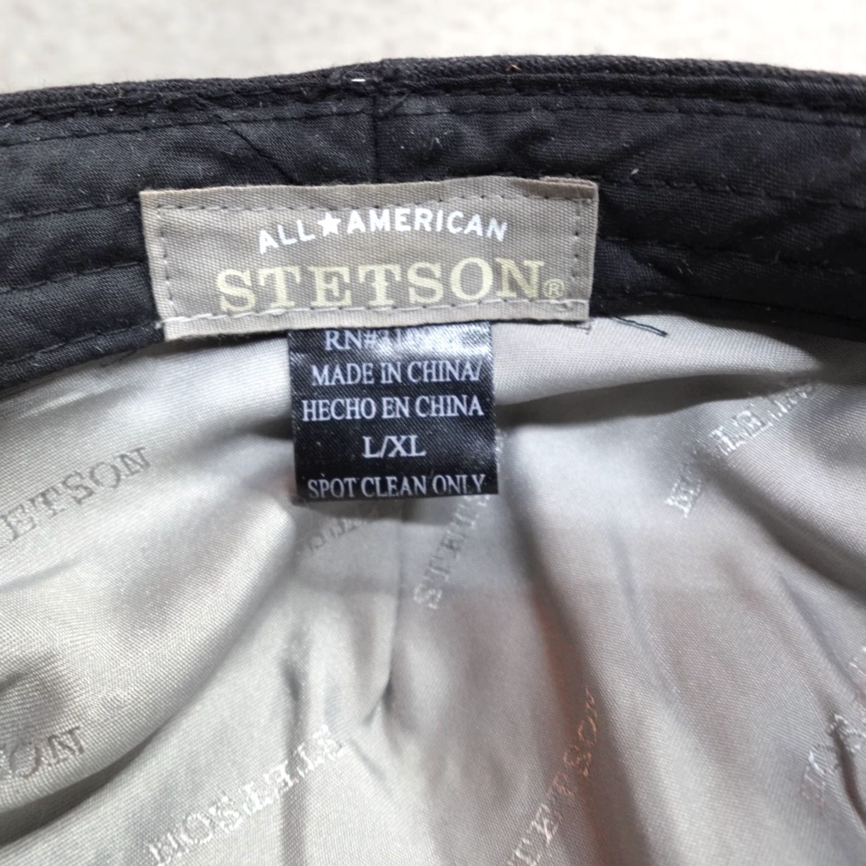 Stetson Stetson Hat Newsboy Cap Black L / XL Men Cotton Solid Style Newsboy Cap Mens Size ONE SIZE - 6 Thumbnail