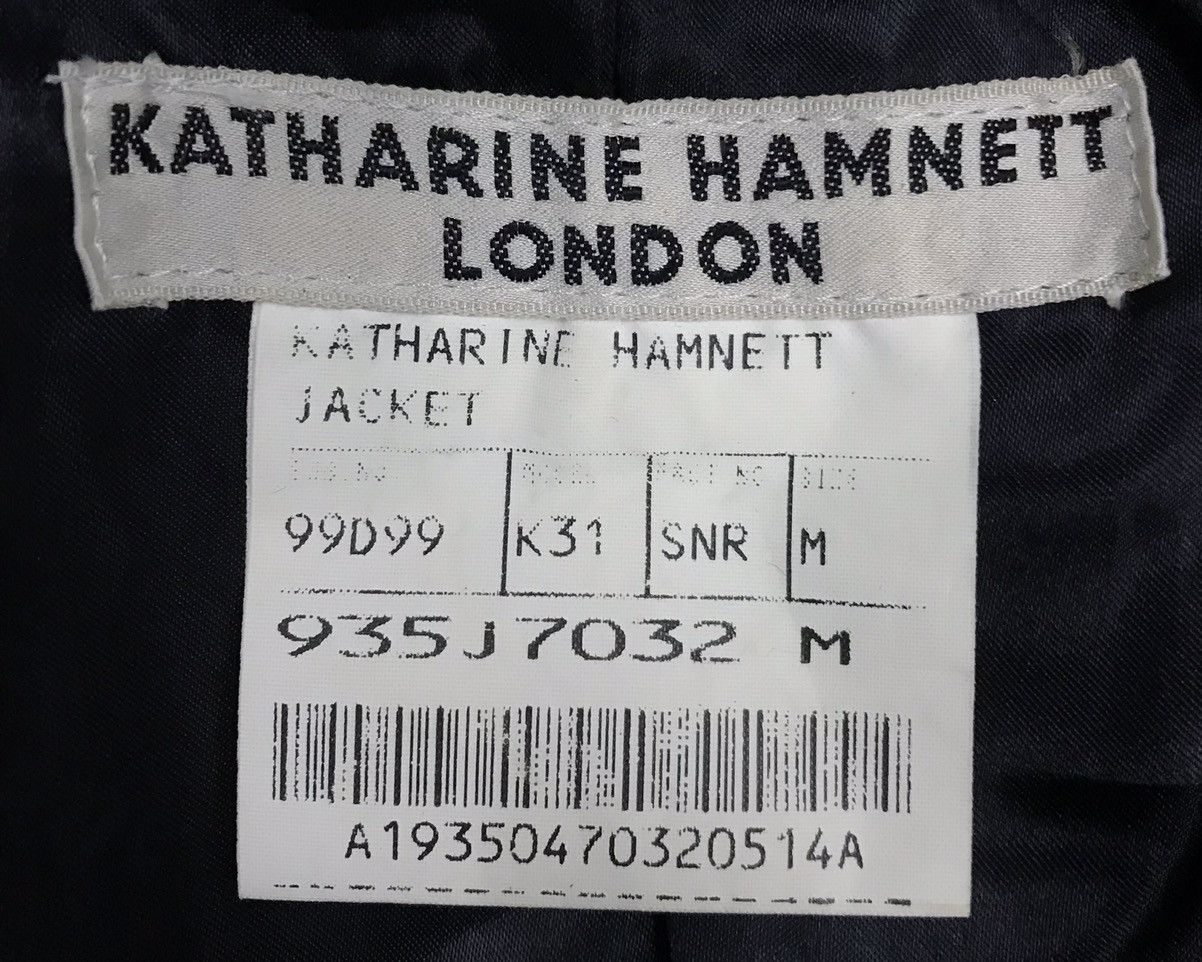 Japanese Brand × Katharine Hamnett London × Vintage Vintage Katharine Hamnett London Made In Japan Blazer Size US M / EU 48-50 / 2 - 16 Thumbnail
