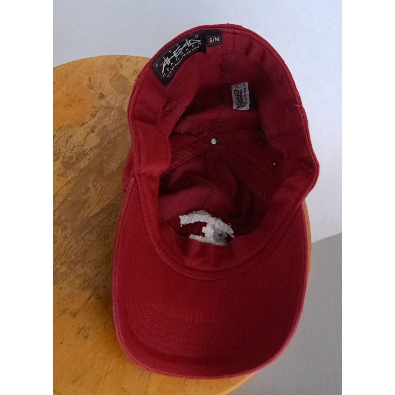Psycho Bunny Psycho Bunny Hat Red Adjustable Baseball Cap Unisex Adults Sm-Med Embroidered Bunny Size ONE SIZE - 4 Thumbnail
