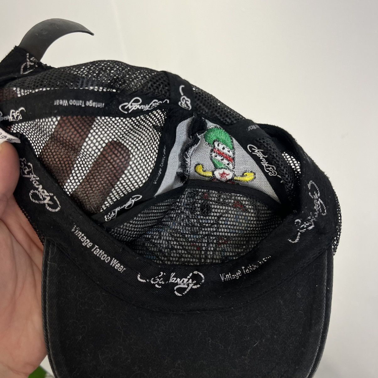 Ed Hardy Vintage Y2K Ed Hardy Big Logo Trucker Cap Japanese Style Size ONE SIZE - 4 Thumbnail